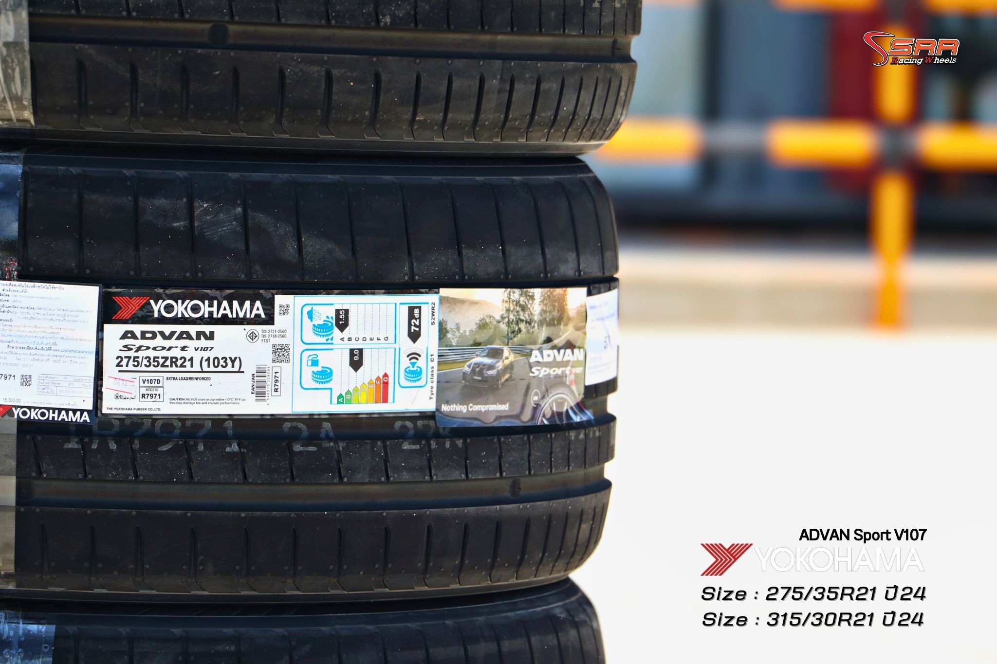 YOKOHAMA V105 285/35ZR22 - 315/30ZR22 ยางสำหรับรถPorsche Cayenne