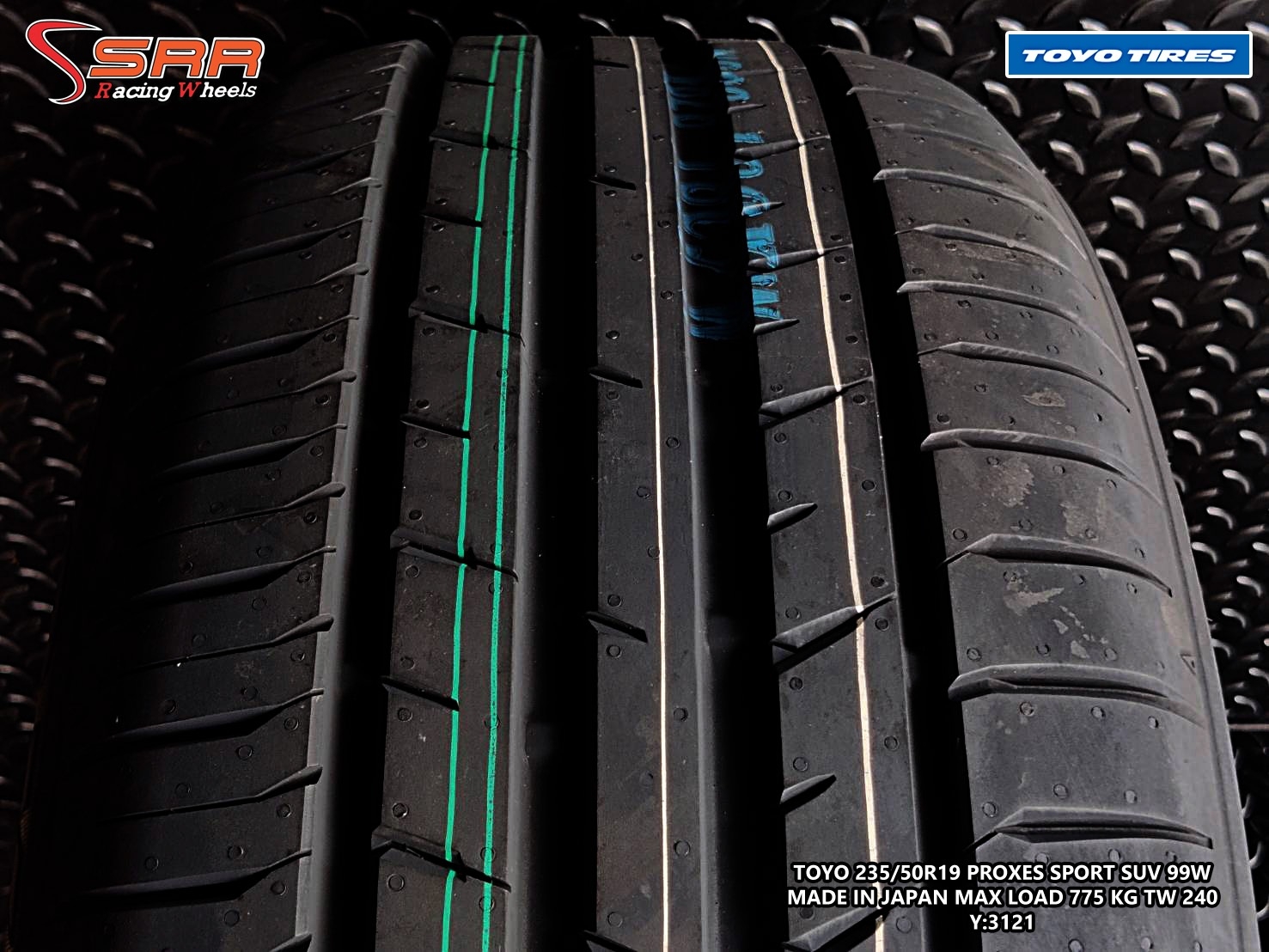 TOYO PROXES SPORT SUV 235/50R19 ยางใหม่ปี2021 ราคาพิเศษ