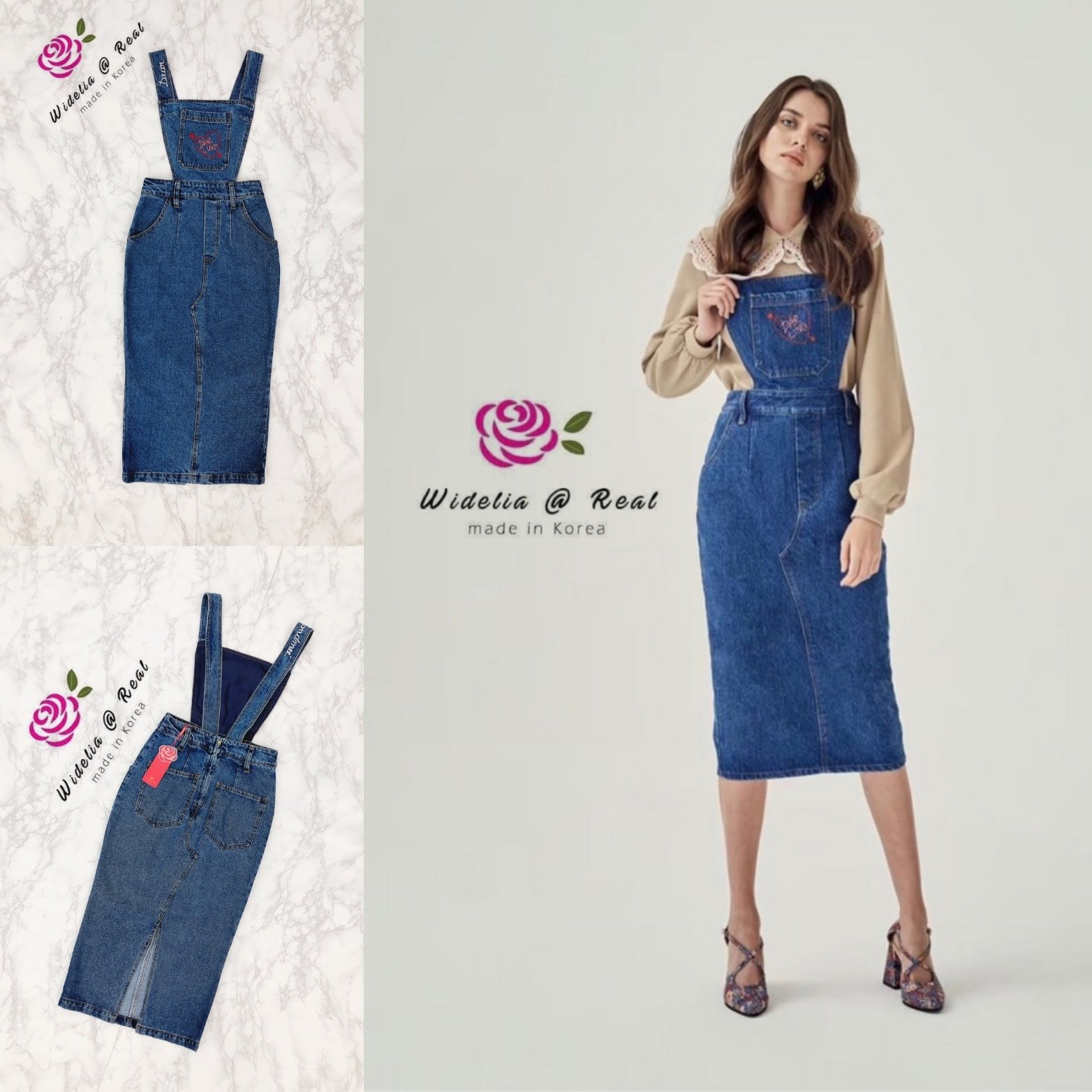 Landmee Denim bib เอี๊ยมยีนส์ตัวสวย กรี๊ด!หนักอีกแล้วสำหรับรุ่นนี้