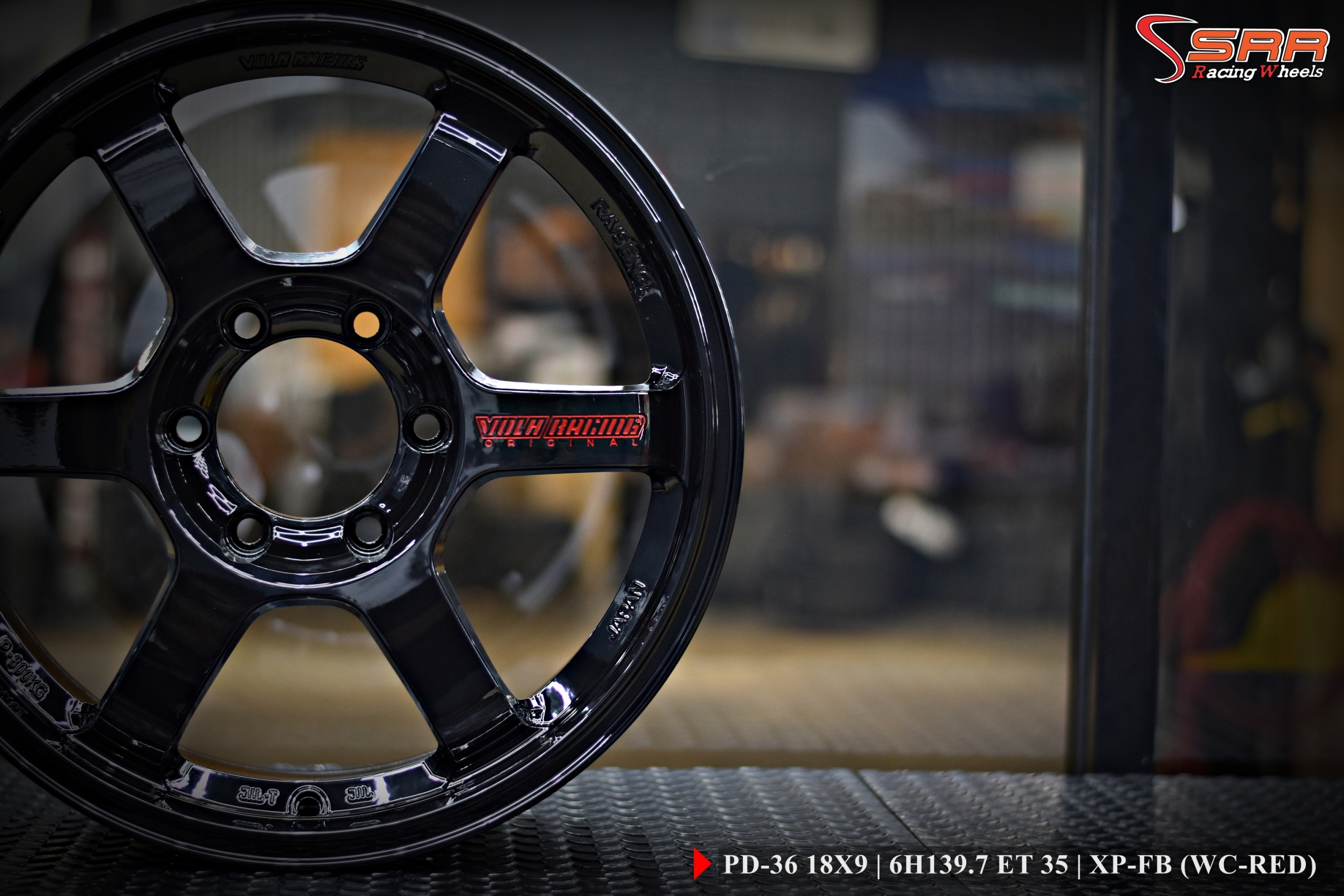 PREDATOR PD-36 TE37 ขอบ18 6H139.7 ET35 XP-FR (WC RED)