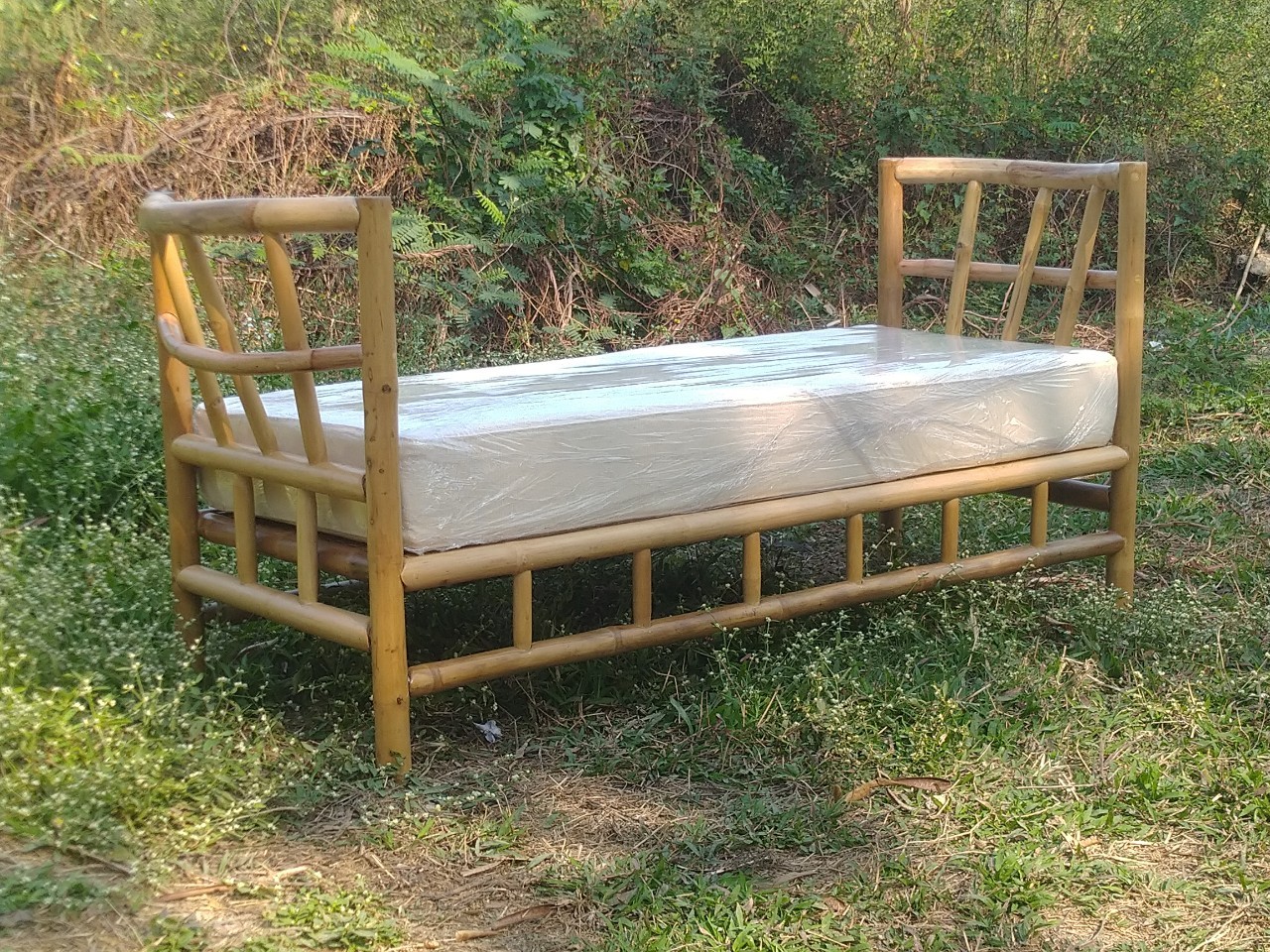 โซฟา เอกเขนก BambooRattan sofa
