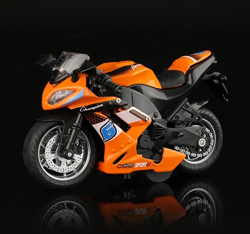 โมเดลรถมอเตอร์ไซค์ บิ๊กไบค์ Scale 1:14 มีเสียงมีไฟ (ปลีก-ส่ง)