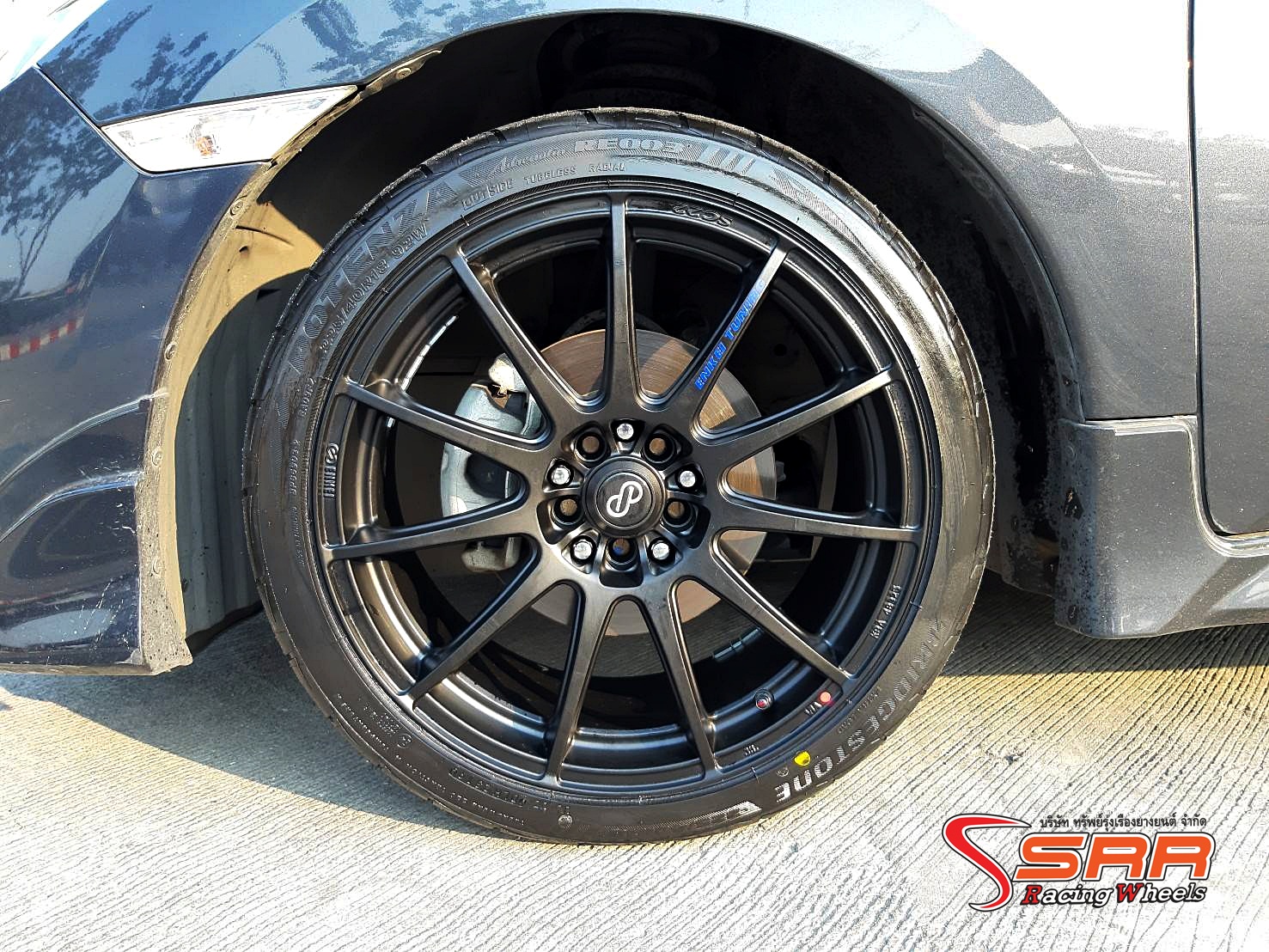 ENKEI TUNING SC22 ขอบ18 ET+40 10H100-114.3 DBK2K