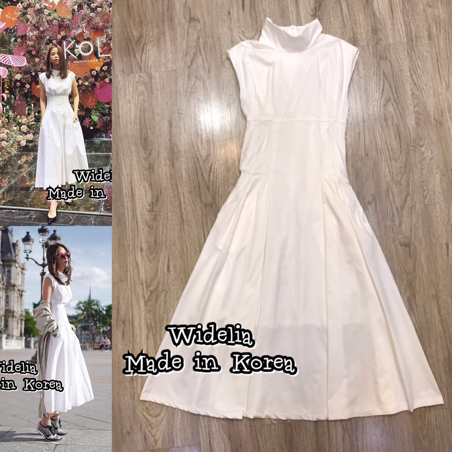 *พร้อมส่ง*Chic Style Dress :: เดรสคอปีนตัวเก๋ สุดชิคสไตล์เรียบ