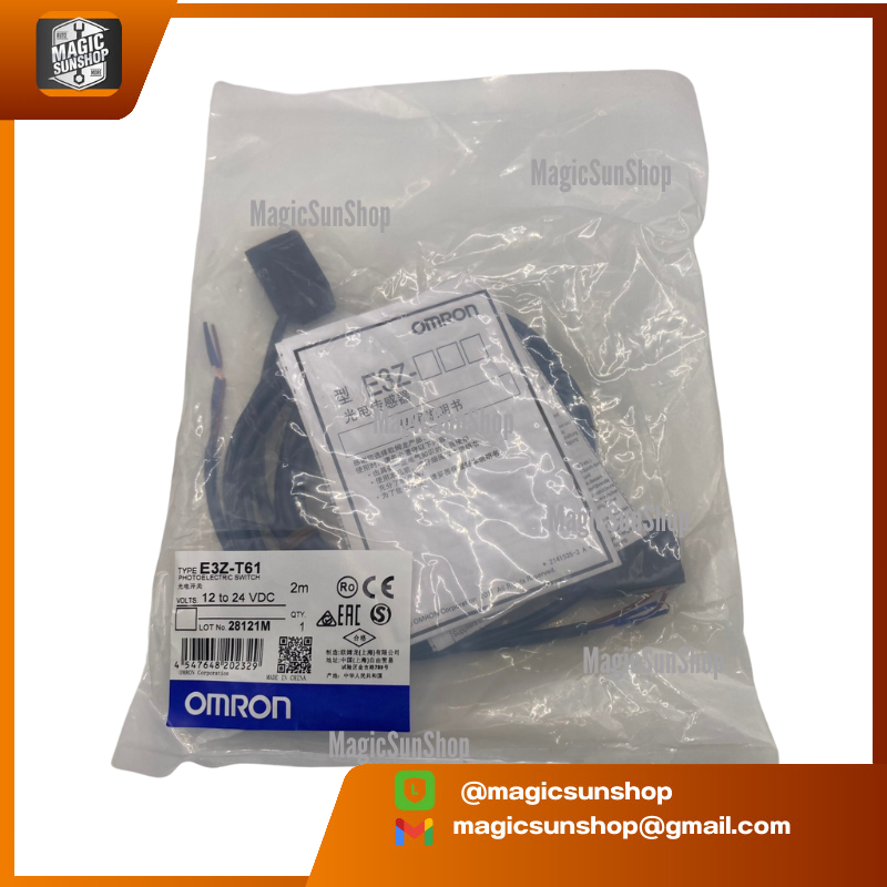 922401 OMRON PHOTOELECTRIC SENSOR E3Z-T61-2