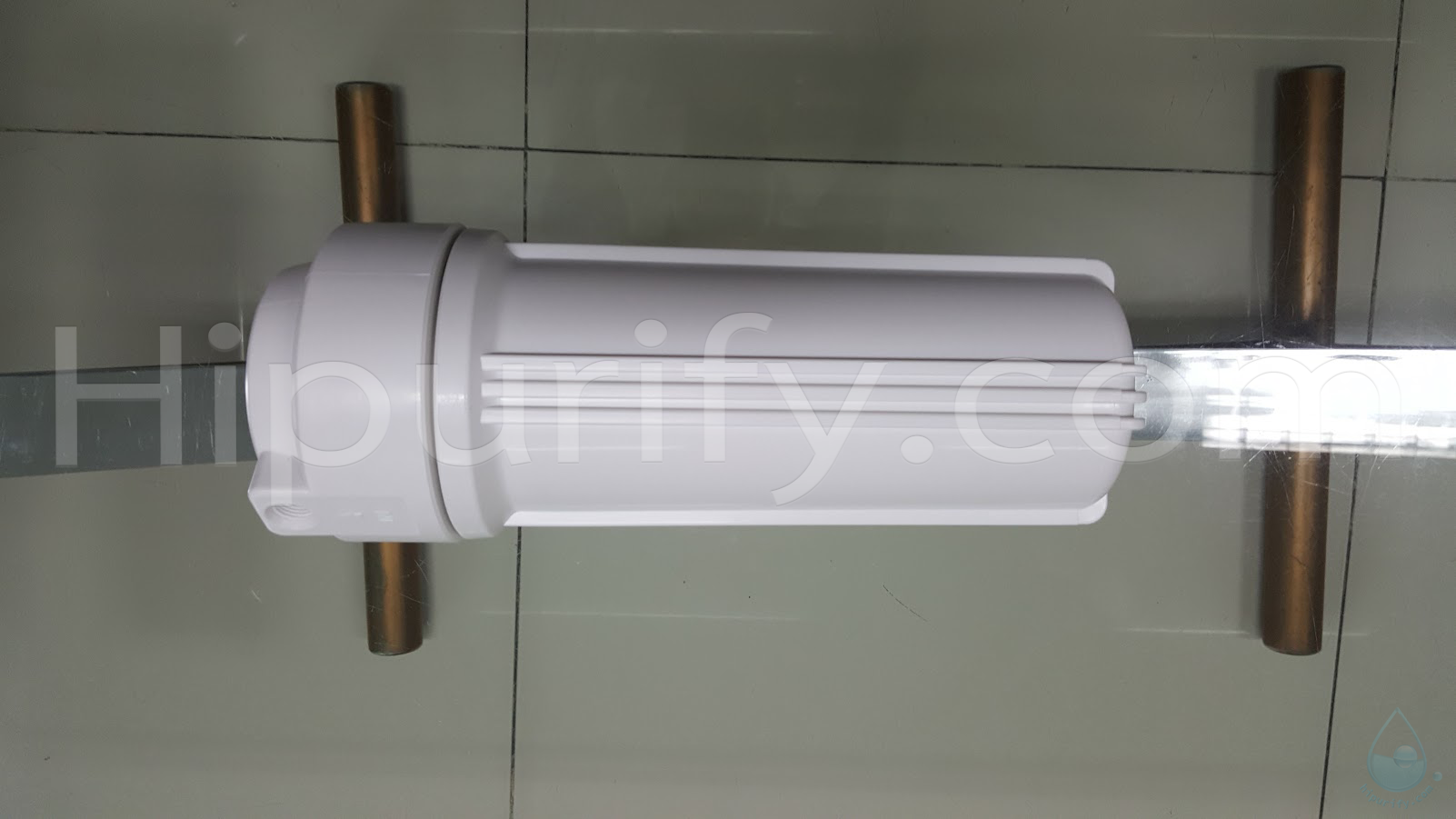 กระบอกกรองน้ำ Housing ขาว 10 นิ้ว รูเกลียวพลาสติก 2 หุน ฝาขาว ชิ้น/ลัง