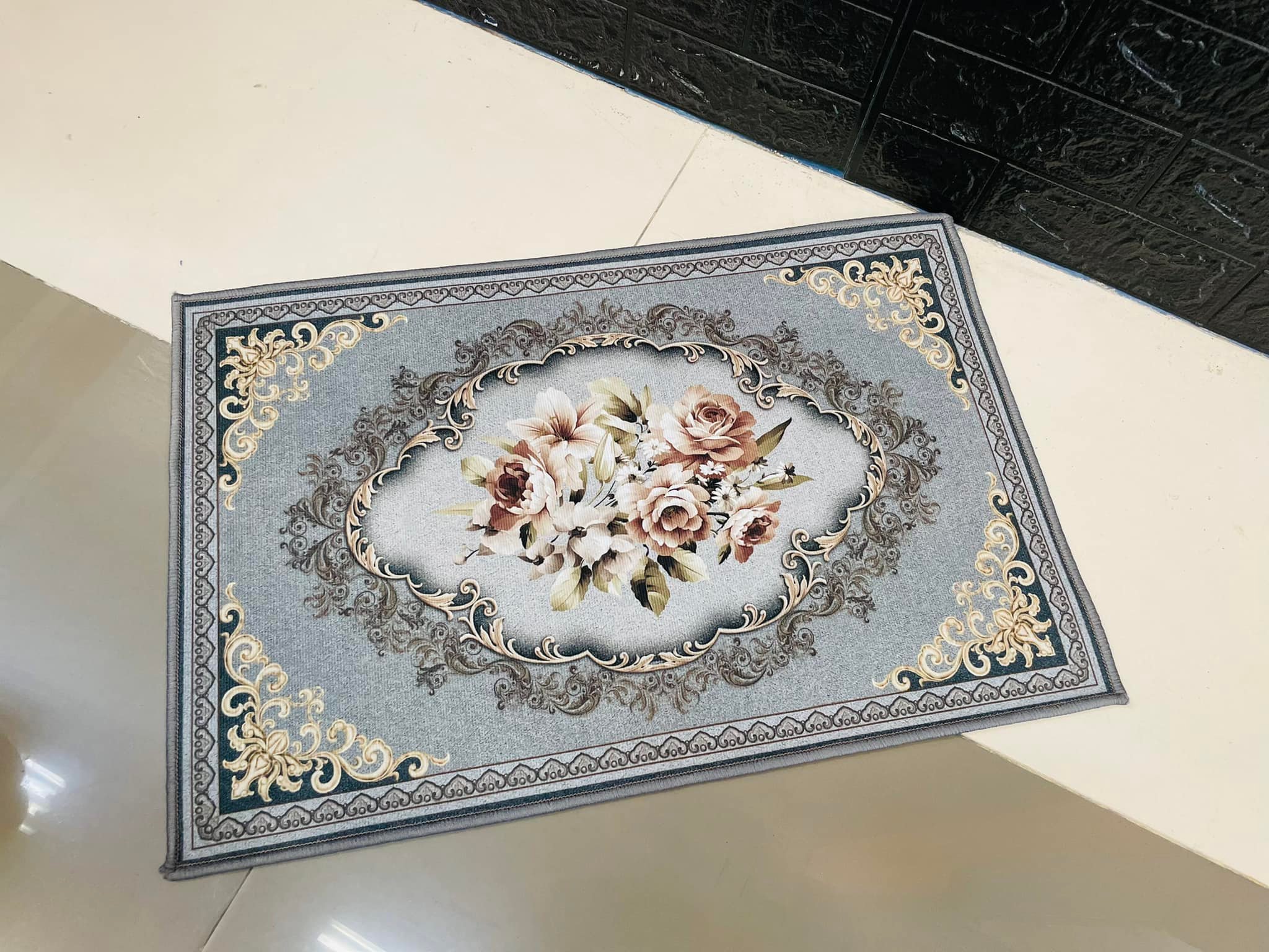 พรมเช็ดเท้า 3D ขนาด 40*60cm (10ผืน)