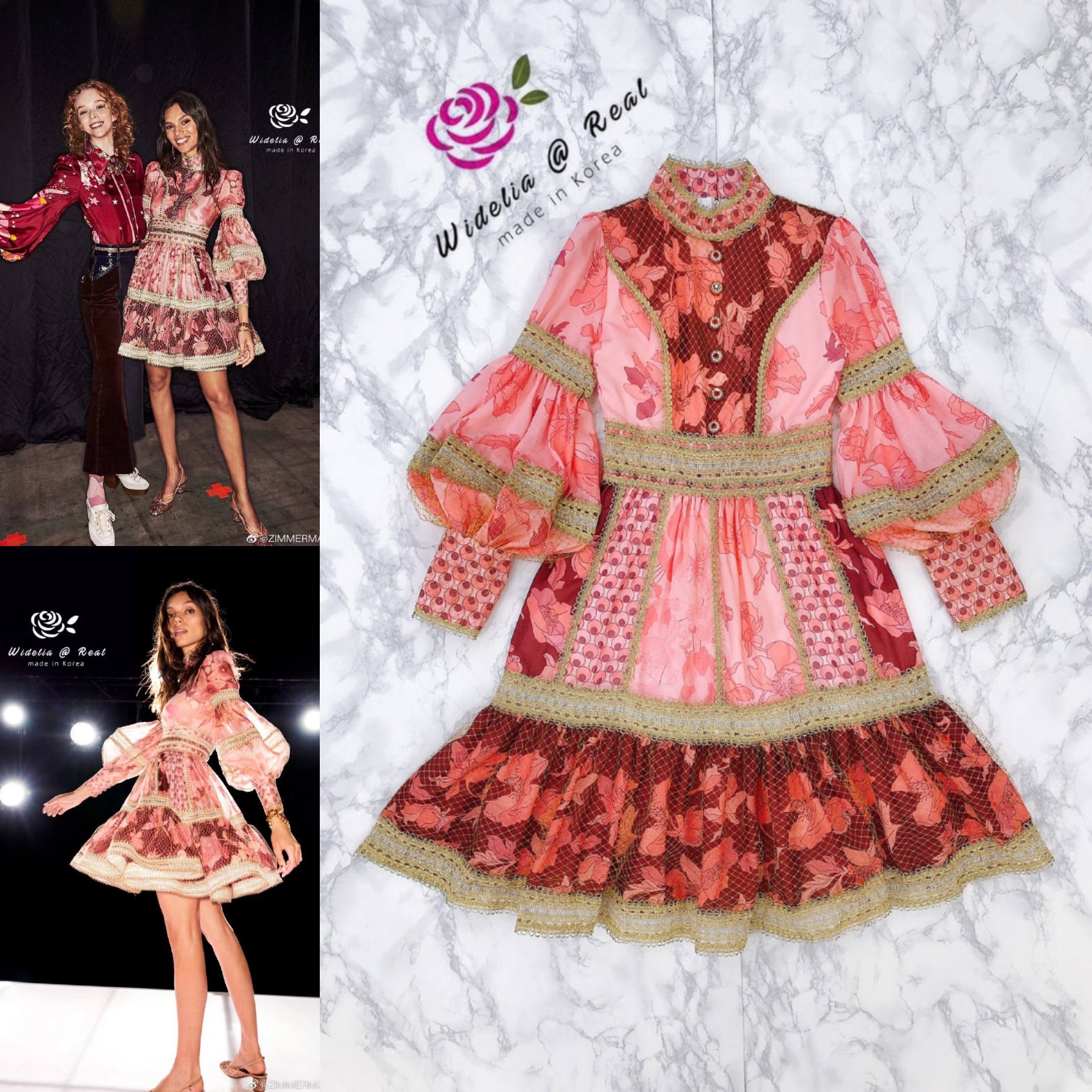ZMM Mini Dress มินิเดรสตัวสั้นแขนพองอลัง