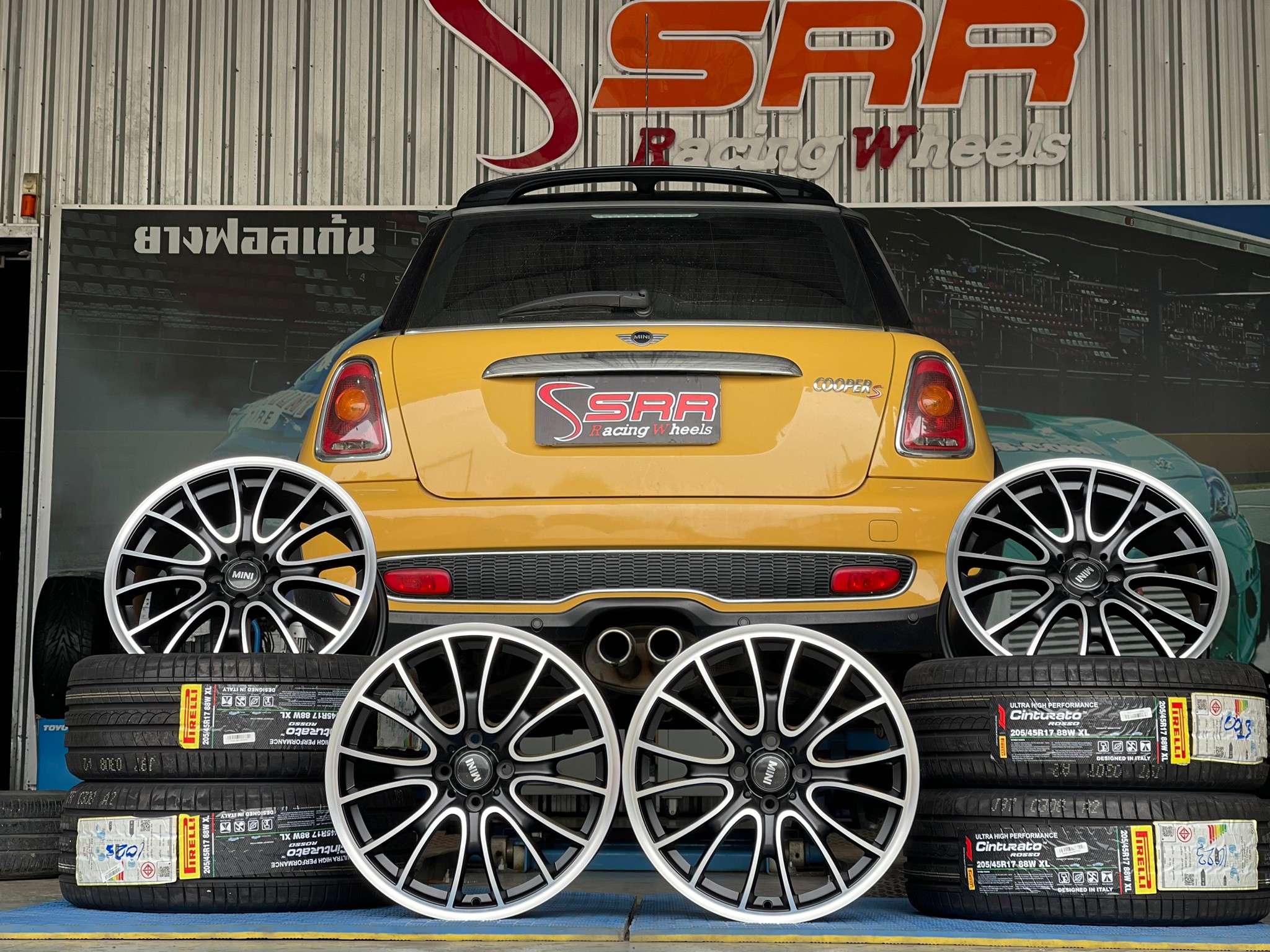 MINI-8076 ขอบ17 4x100 ET42 M/MATT BLK ราคาพิเศษ