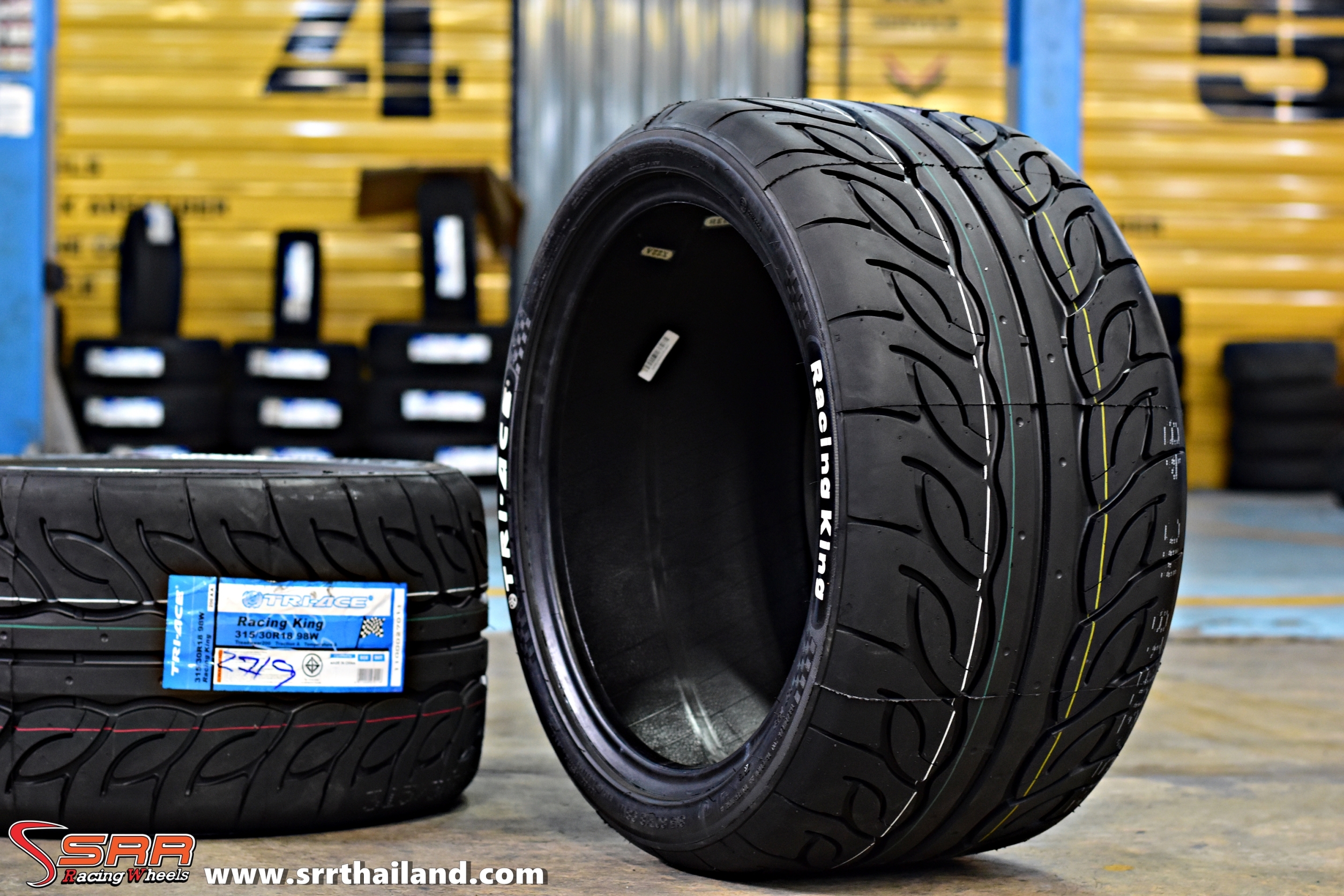 TRI-ACE RACING KING 315/30R18 ยางซิ่งยางซอฟหน้ากว้างๆ ยางขอบขาว