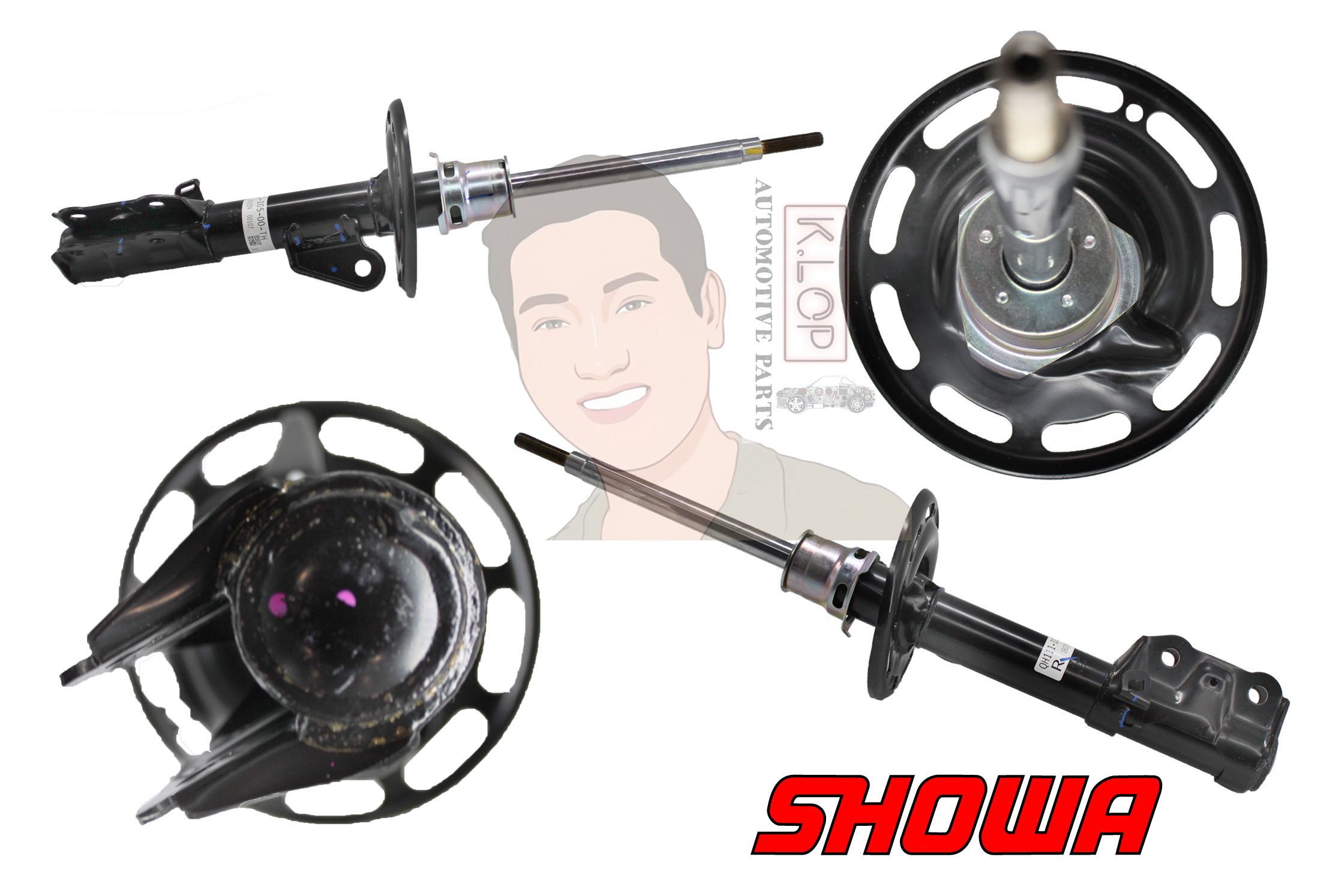 QH111-105/106-00-TH โช๊คอัพ(SHOWA)หน้า-ขวา,ซ้าย แท้ติดรถ HONDA JAZZ GD เกียร์CVT/MT ปี2004 1.5L.***สินค้ามีใบรับประกัน 1 ปี (ราคาพิเศษต่อคู่)
