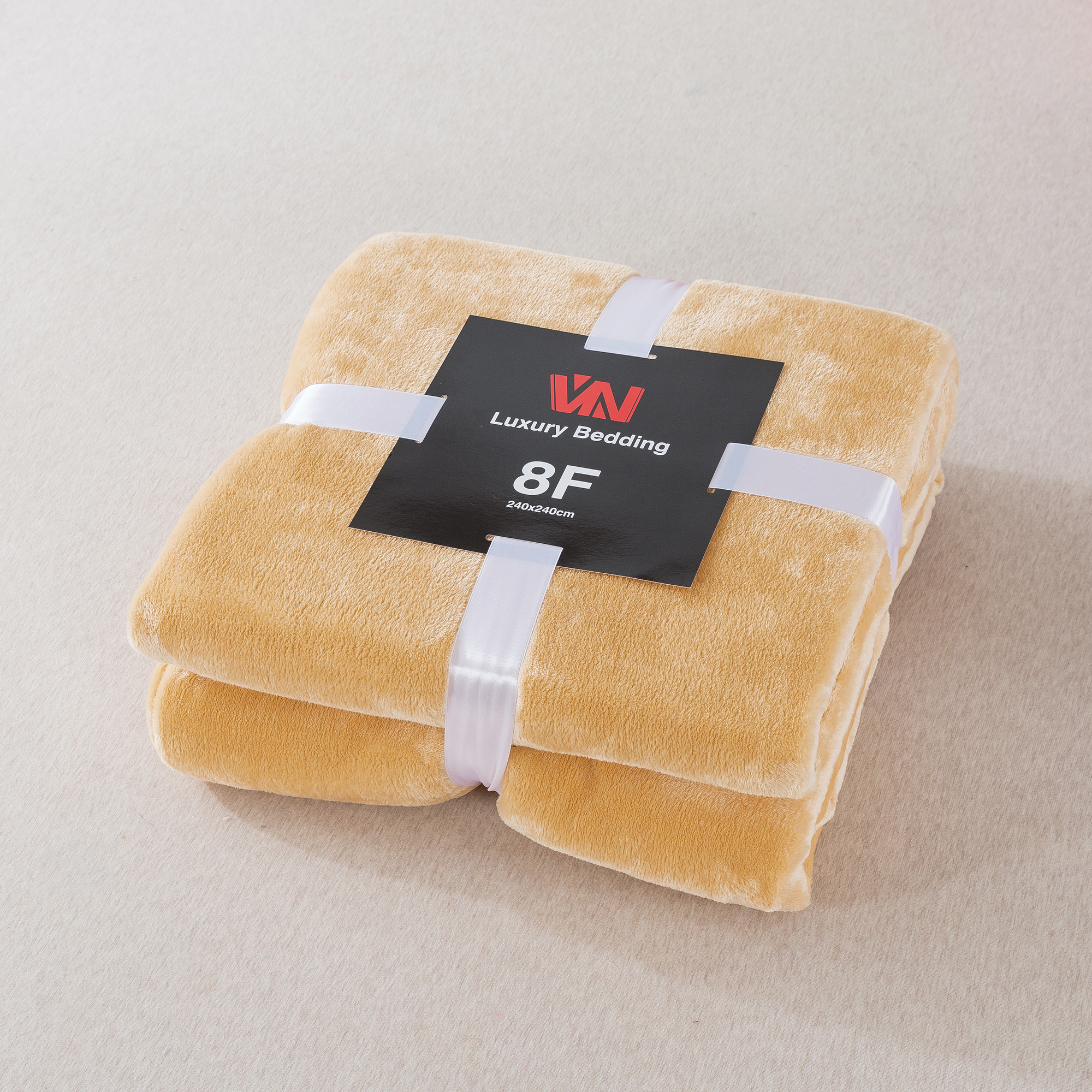 ผ้าห่มนาโน 8 ฟุตพรีเมี่ยมของแท้งานป้าย VN (12ผืนคละสี)