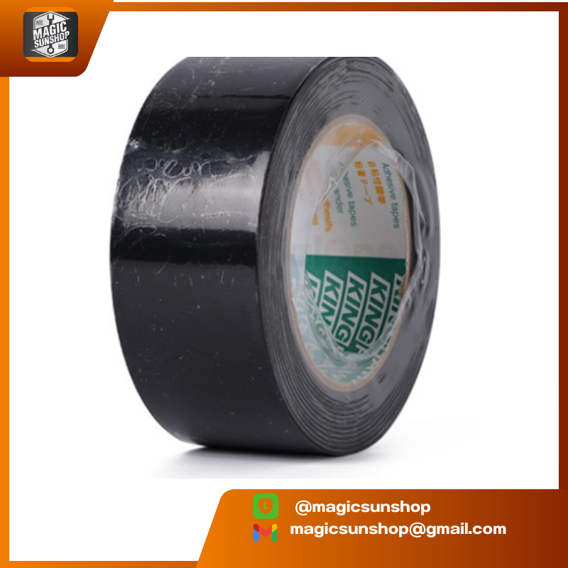 KINGHAWK เทปตีเส้นพื้น PVC FLOOR MASKING TAPE 2นิ้ว 48mm x 33mtr สีดำ