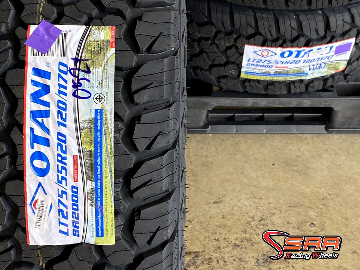 OTANI SA2000 275/55R20 ยางใหม่ปี21 ตัวหนังสือขาว ราคาพิเศษ ที่SRR