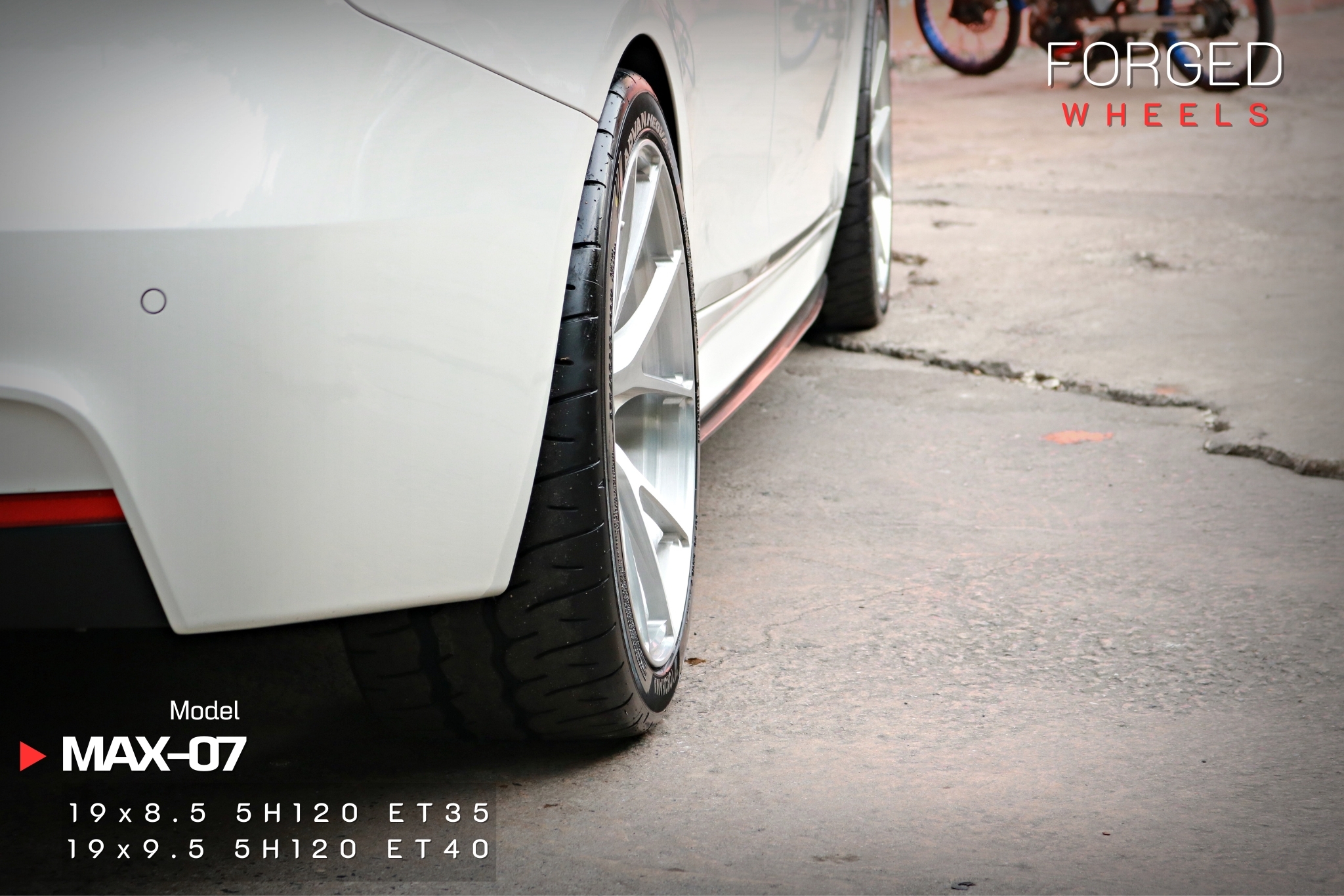 FORGED MAX-07 ขอบ19 5H120 สำหรับใส่รถBMW Series 3