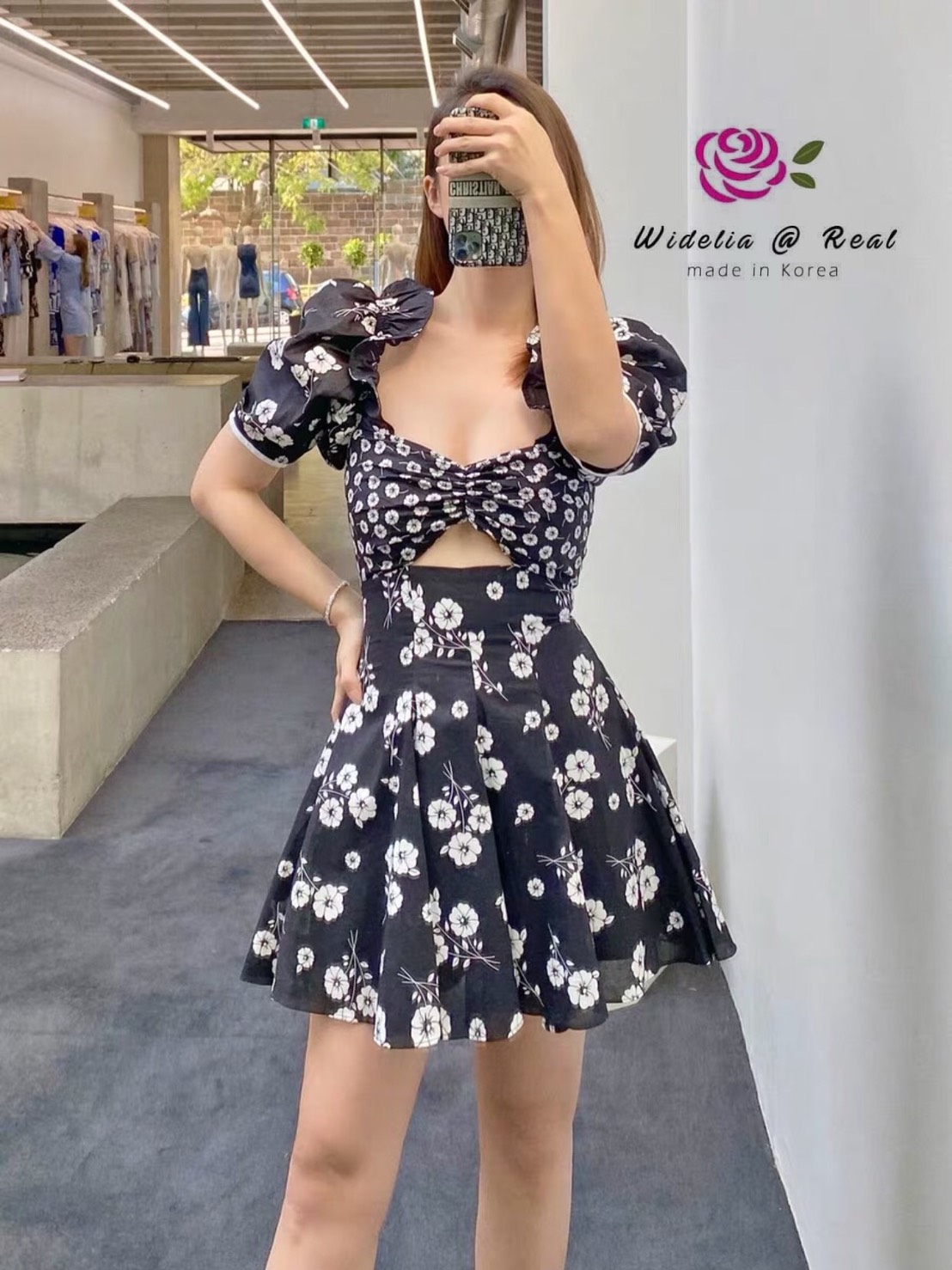 Alice Macall Mini Dress มินิเดรสตัวสั้น แขนพอง ตัวนี้โครตน่ารัก!!