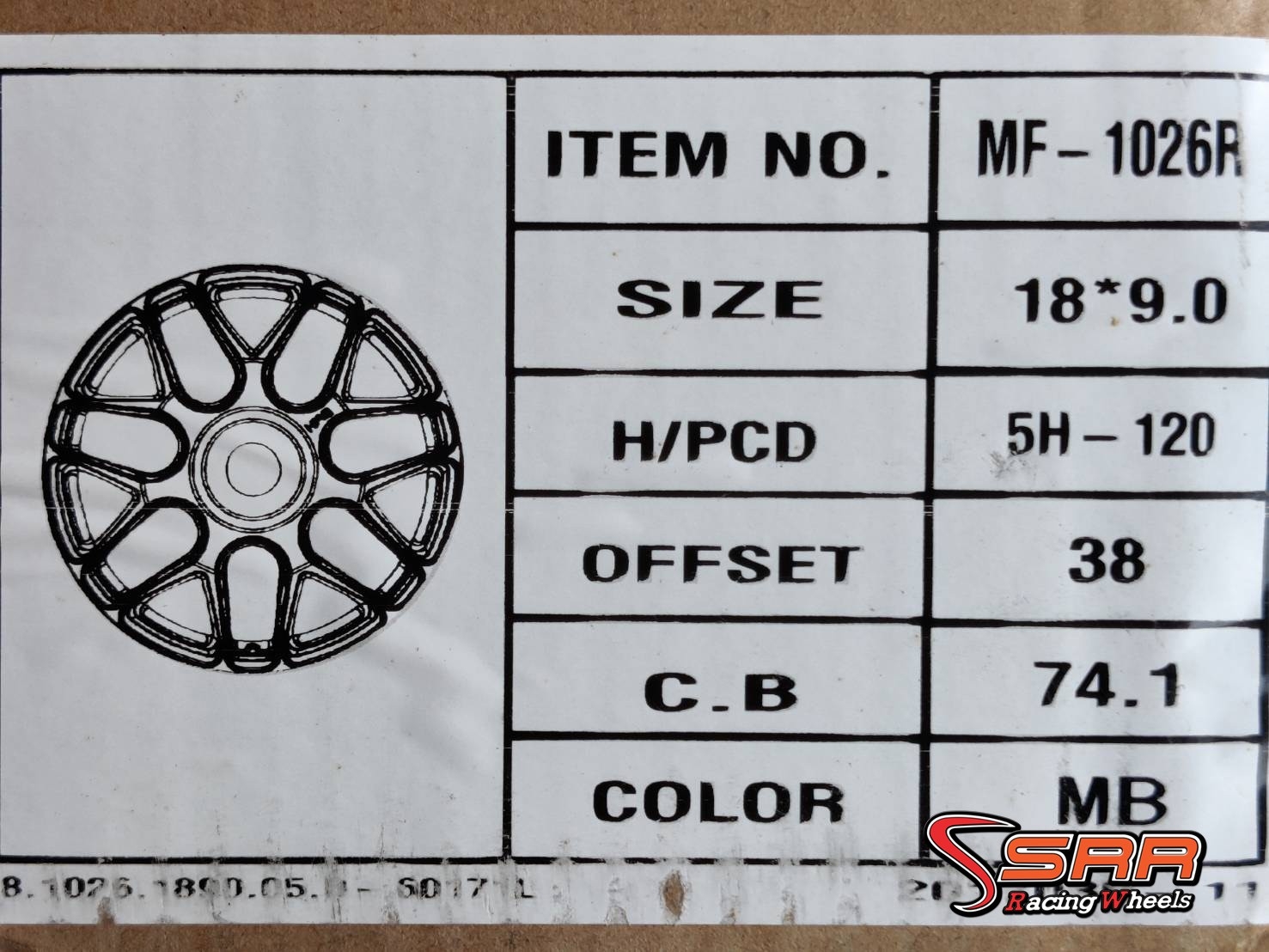 HRE RC100 ขอบ18 หน้า8 หลัง9 5H120 MB สำหรับใส่รถBMW