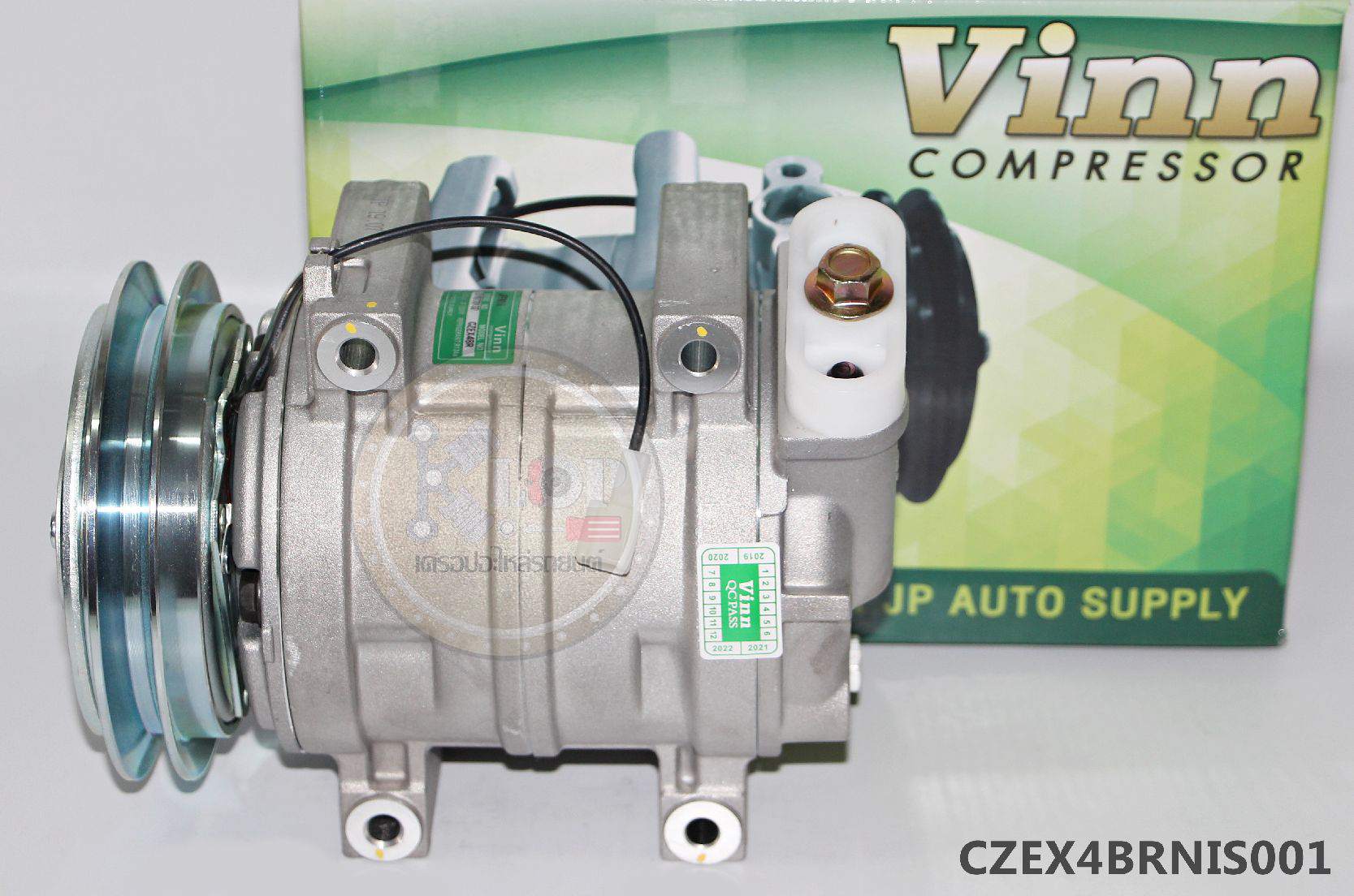 CZEX4BRNIS001 คอมแอร์ VINN : ZEXEL 15CH NISSAN Frontier TD27 ร่องA (งานไตหวัน-จีน)