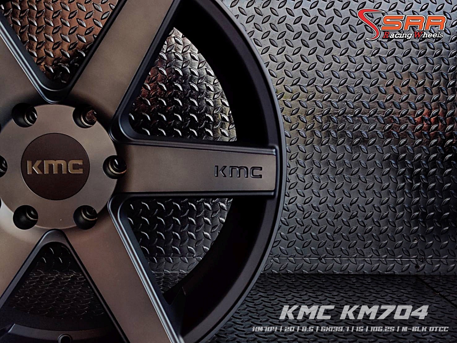 KM704 KMC WHEELS ขอบ20 6H139.7 ET15 M-BLK DTCC ราคาพิเศษ