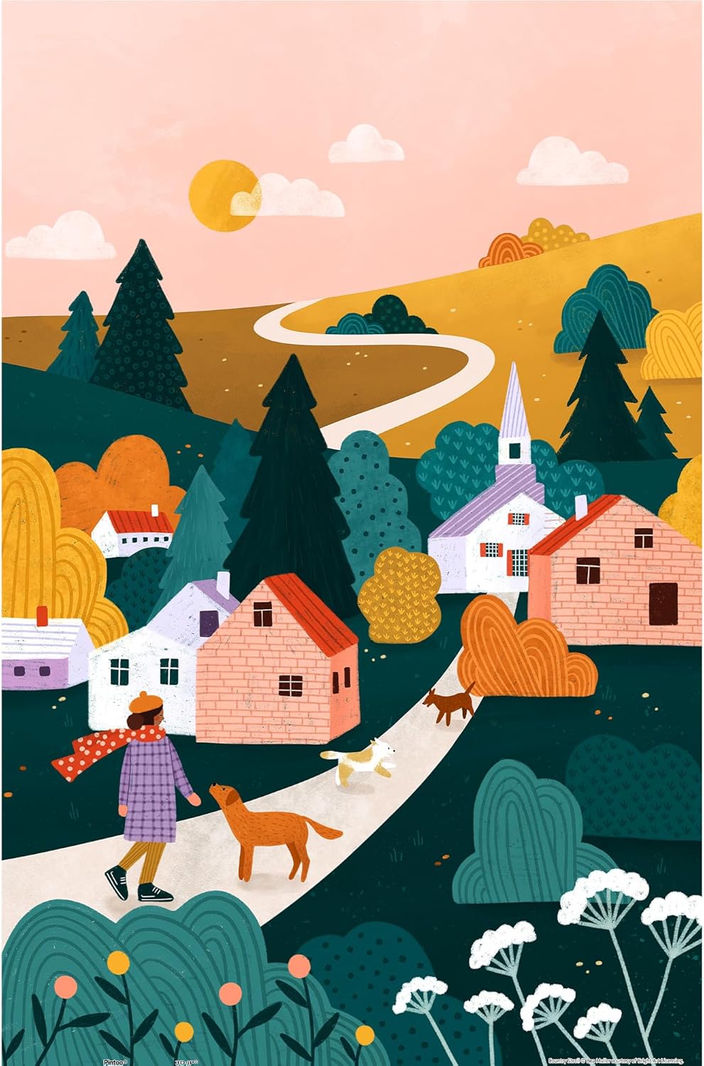 Pintoo - Country Stroll / Bea Muller 600 pcs.