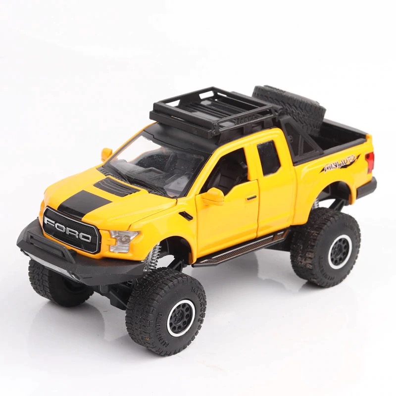 โมเดลรถเหล็ก Ford F150 Raptor big foot Scale 1:32 มีเสียงมีไฟ (ปลีก-ส่ง)