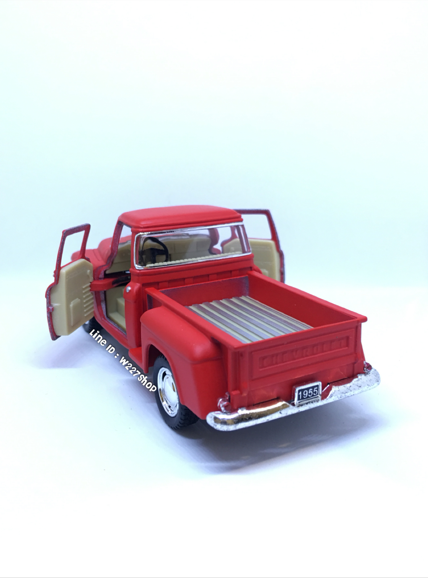 1955 Chevy Stepside Pickup โมเดลรถเหล็ก รถกระบะ chevy Scale 1:32 (ปลีก-ส่ง)