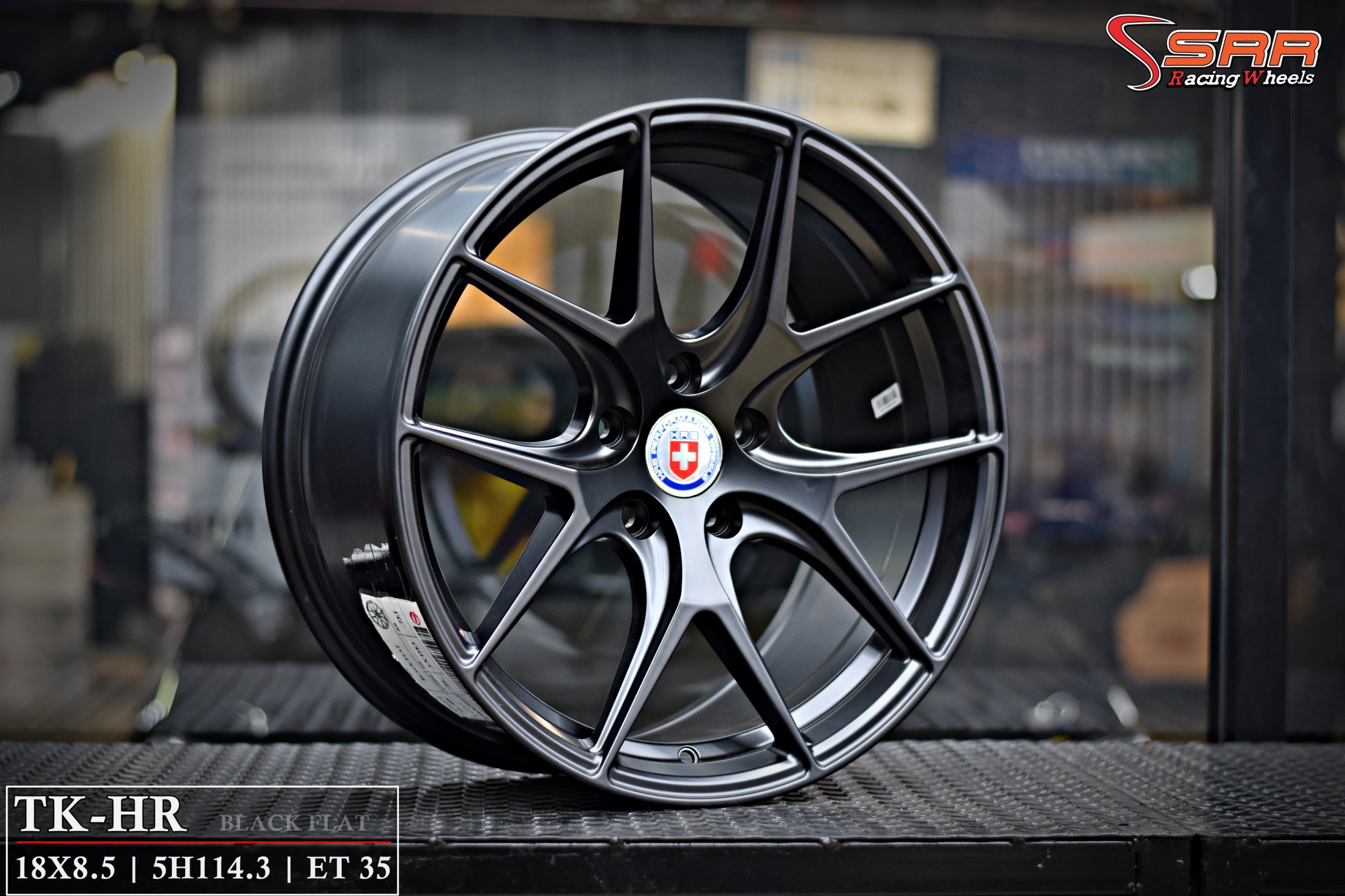 HRE TKHR ขอบ18 5H114.3 ET35 BLACK FLAT ราคาพิเศษ