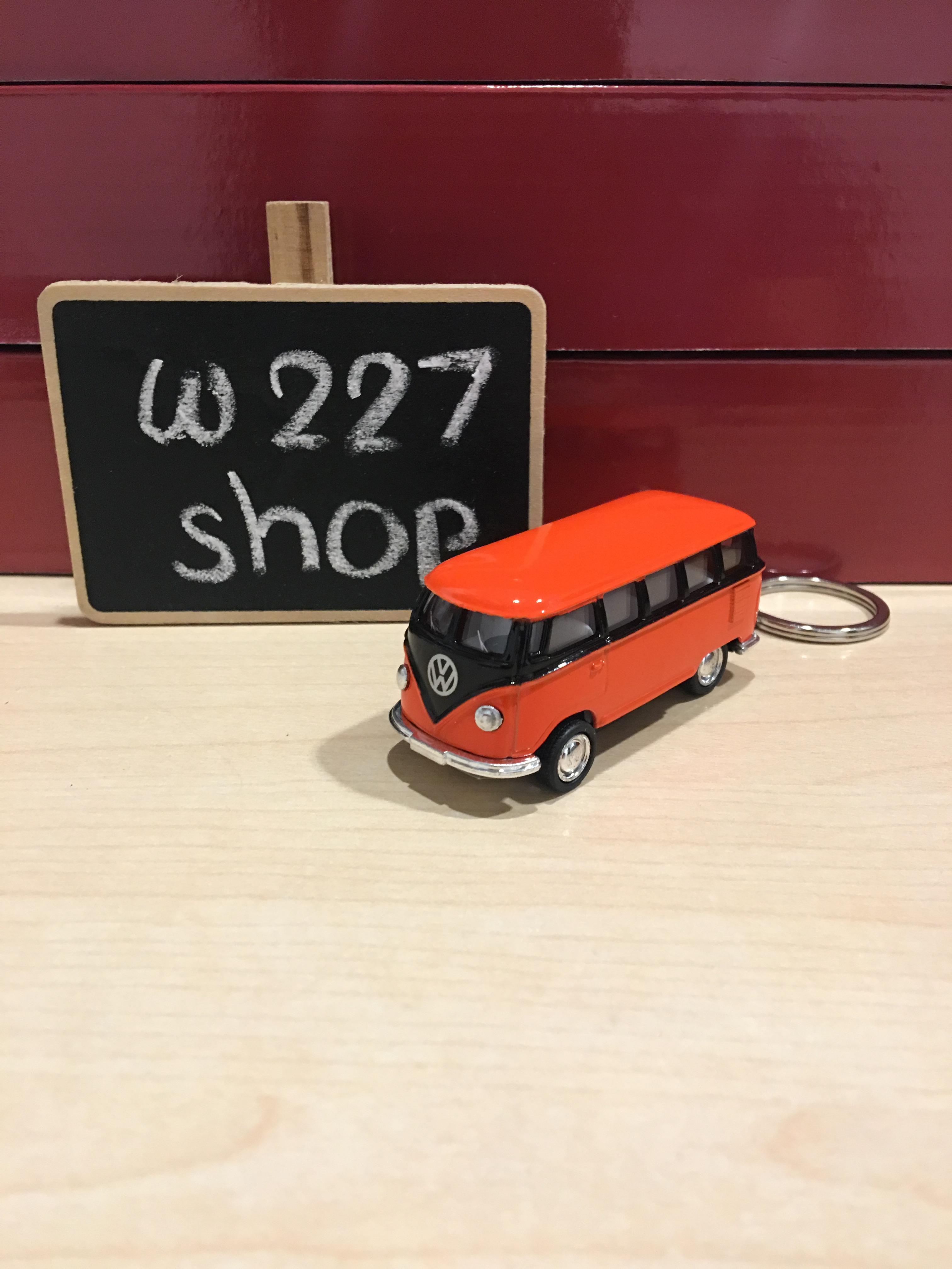 พวงกุญแจ โมเดลรถเหล็ก โฟล์คตู้ 1962 Volkswagen Classical Bus scale 1:64 ขนาด 2.5 นิ้ว กดลาน (ปลีก-ส่ง)