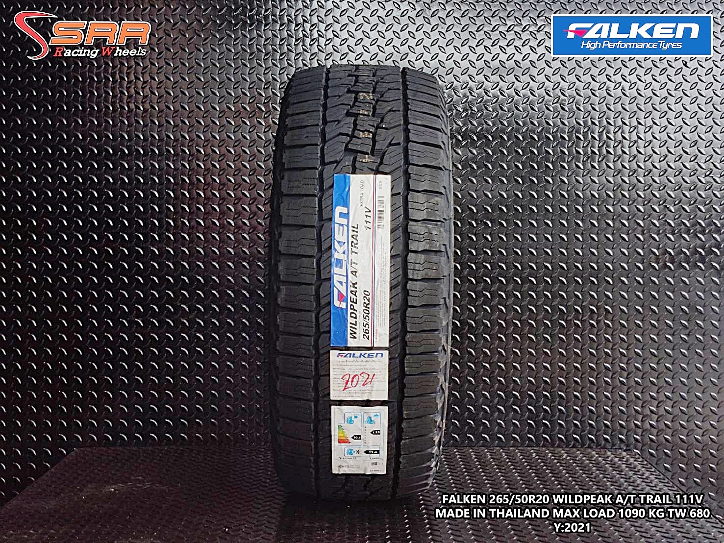 FALKEN WILDPEAK A/T TRAIL 265/50R20 ยางใหม่ปี2021 ราคาพิเศษ