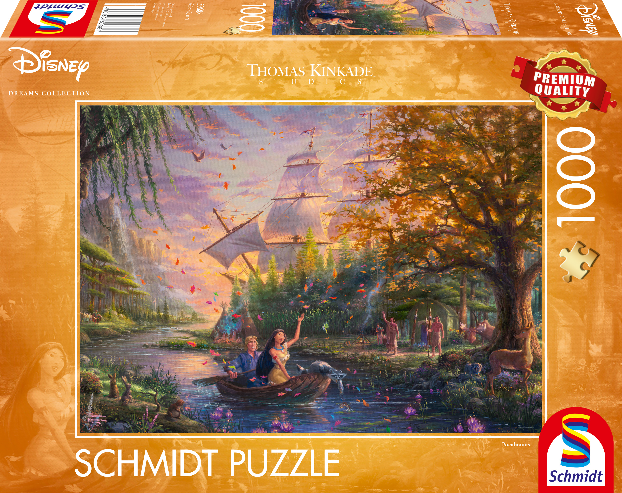 Schmidt - Disney : Pocahontas by Thomas Kinkade 1000 pcs.