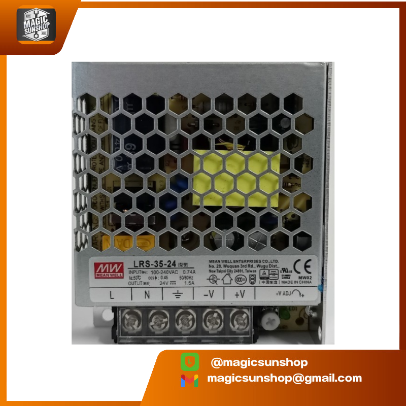 MEAN WELL Power Supply AC/DC LRS-35-24
