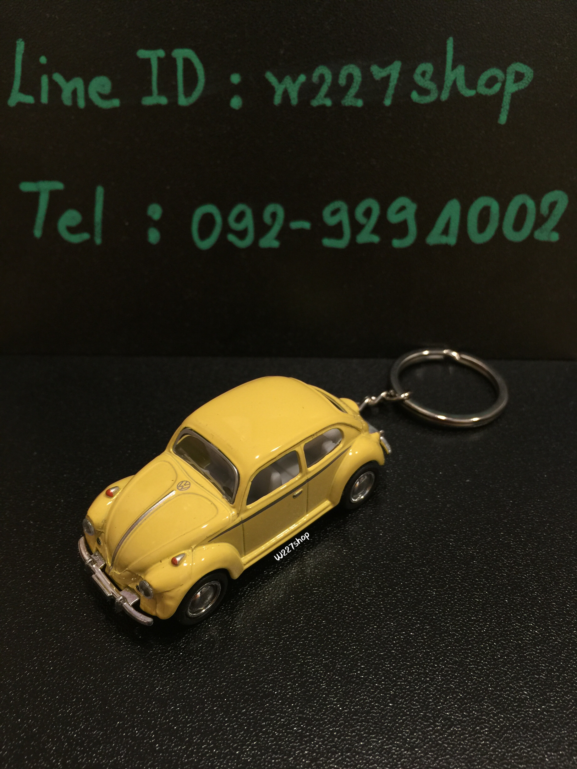 พวงกุญแจ โมเดลรถเหล็ก โฟล์คเต่า 1967 Volkswagen Classical Beetle scale 1:64 ขนาด 2.5 นิ้ว กดลาน (ปลีก-ส่ง)
