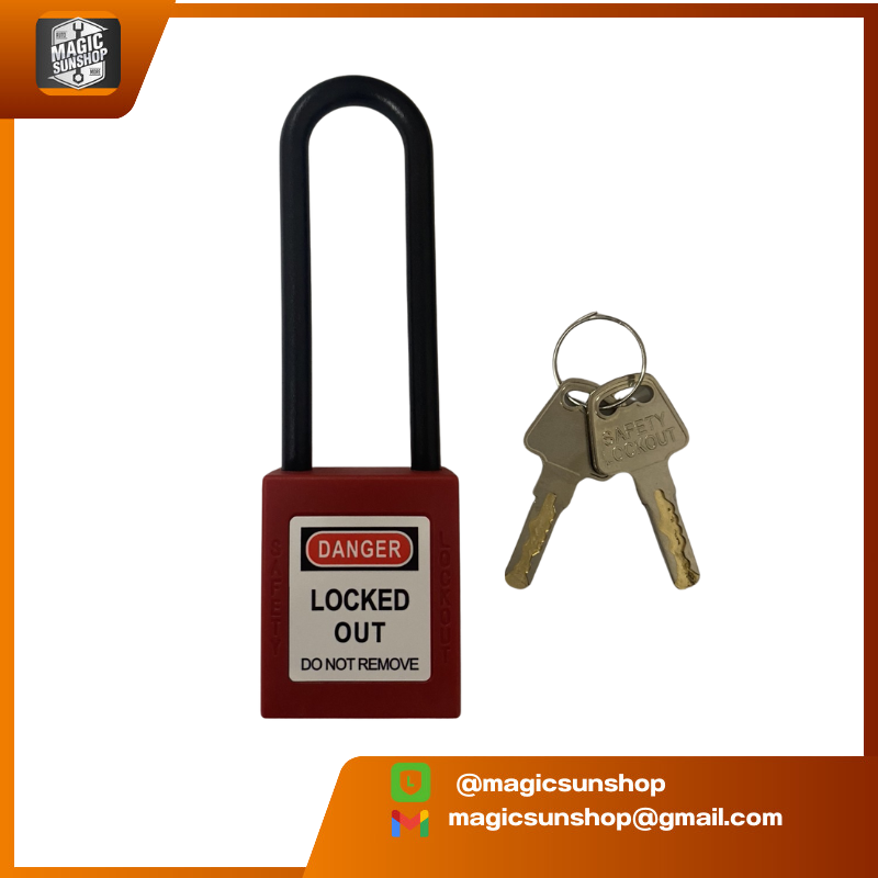 929912 Safety padlock 76mm nylon closed type