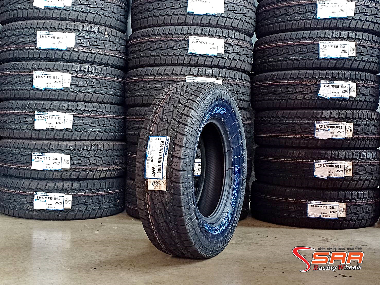 TOYO OPAT2 245/70R16 ยางใหม่ปี18 ลดราคาพิเศษ เส้นละ 3,500 บาท