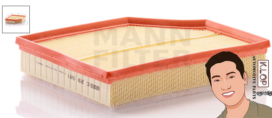 C29021 ไส้กรองอากาศ (VOLVO) S90D4/XC60T5,D4/XC90D5,T8 Gen II : 2.0 CC : MANN-FILTER แท้นำเข้ายุโรป