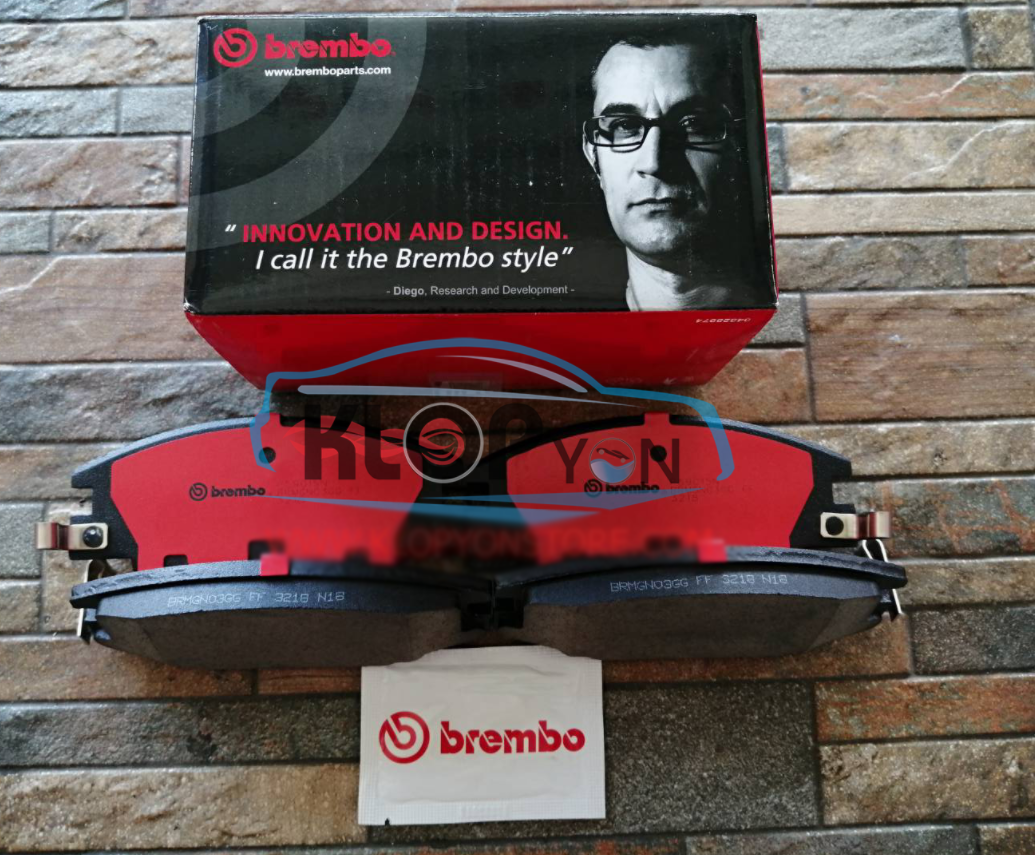 ผ้าเบรก หน้า (BREMBO) ISUZU TFR,RODEO 2WD 4WD (CERAMIC)