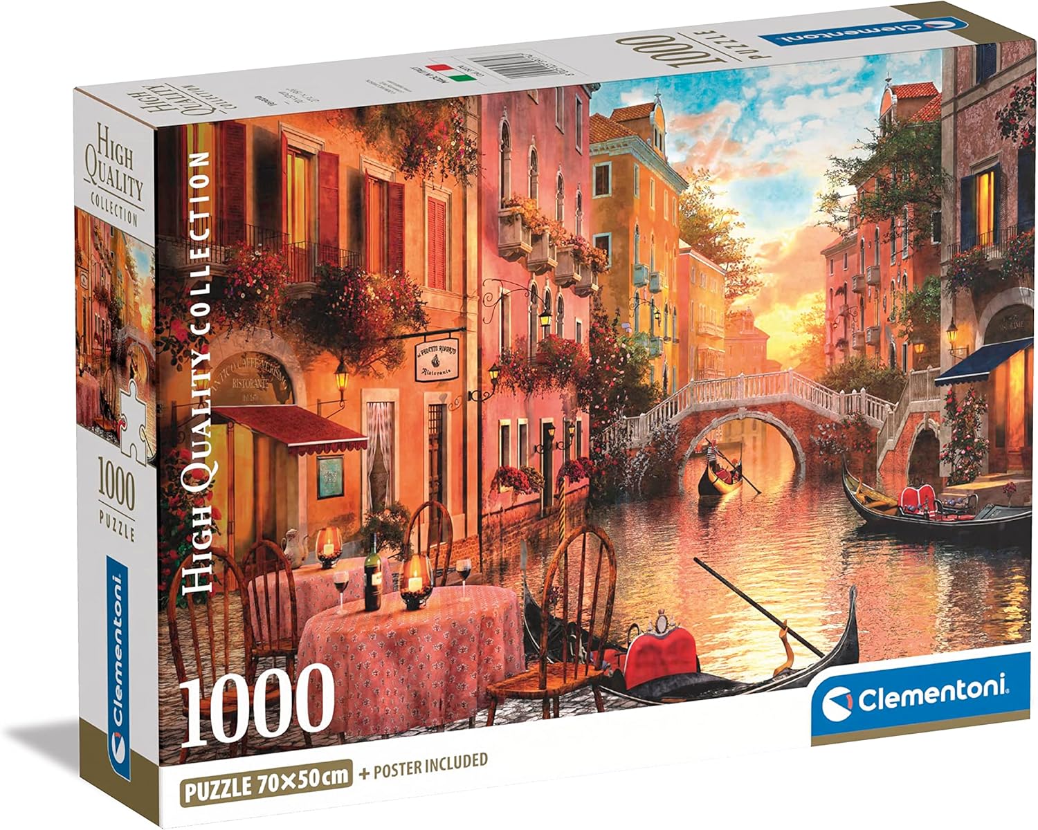 Clementoni - Venezia (Compact Box + Poster Included) 1000 pcs.