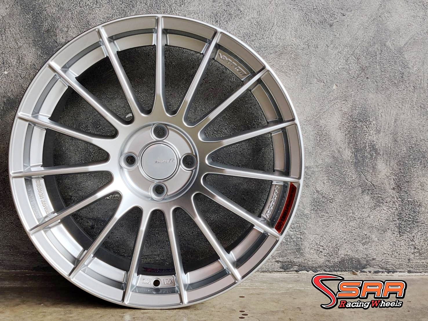 ENKEI RS05RR TK-RS 05FF ขอบ17 4H100 ET35 HIGH GLOSS SILVER