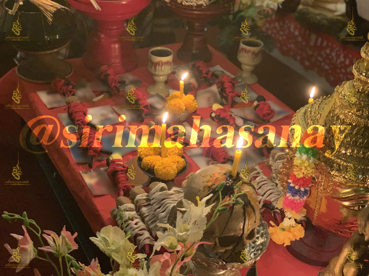 พิธีปันฮักปันหลง อาจารย์เสก สำนักสักยันต์ป๋ารมีเศรษฐีเรือนคำ