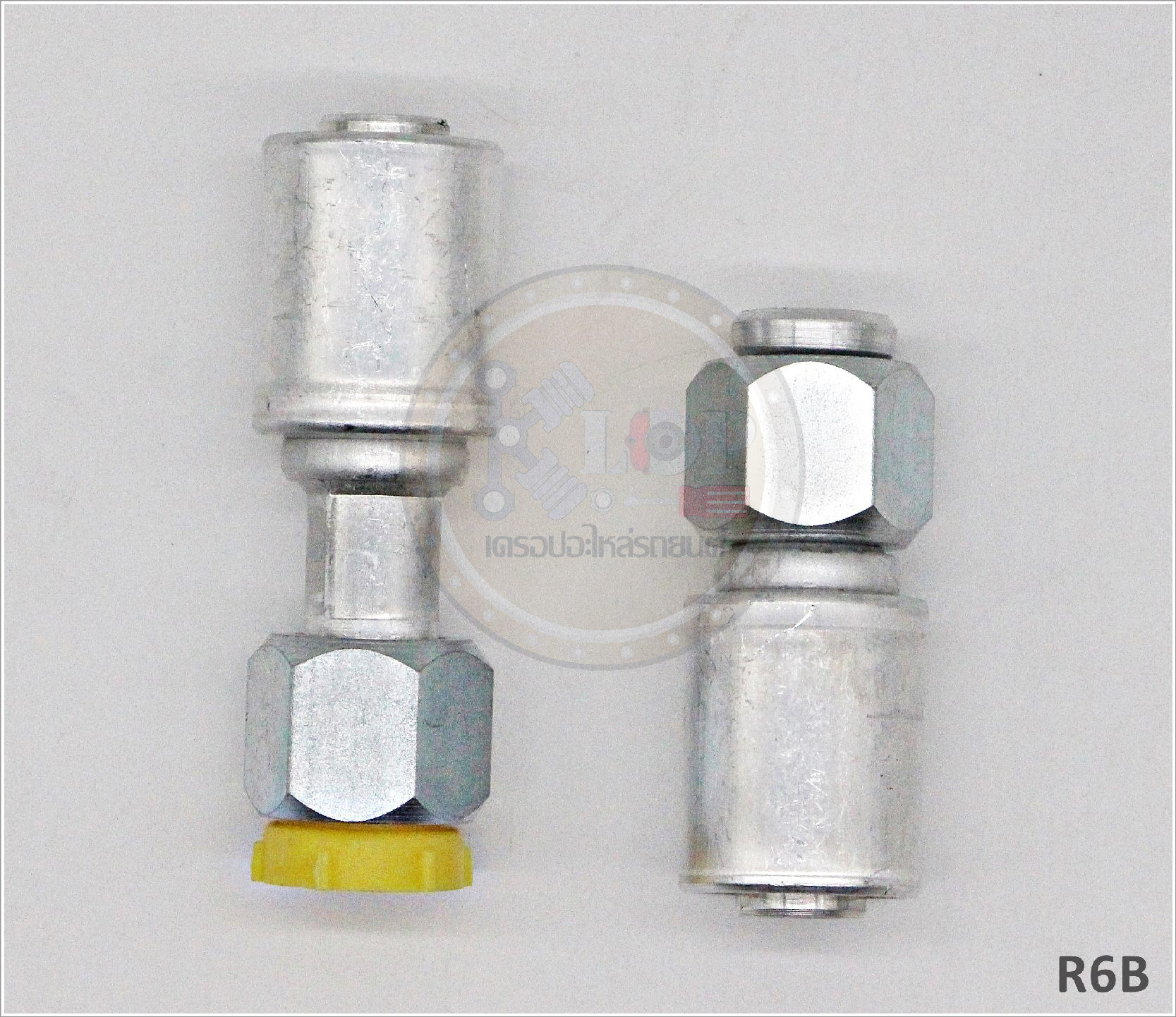 R6B พิตติ้ง 5/8นิ้ว -180องศา เตเปอร์ R134a (ปลอกอลูมิเนียม) (Vinn)