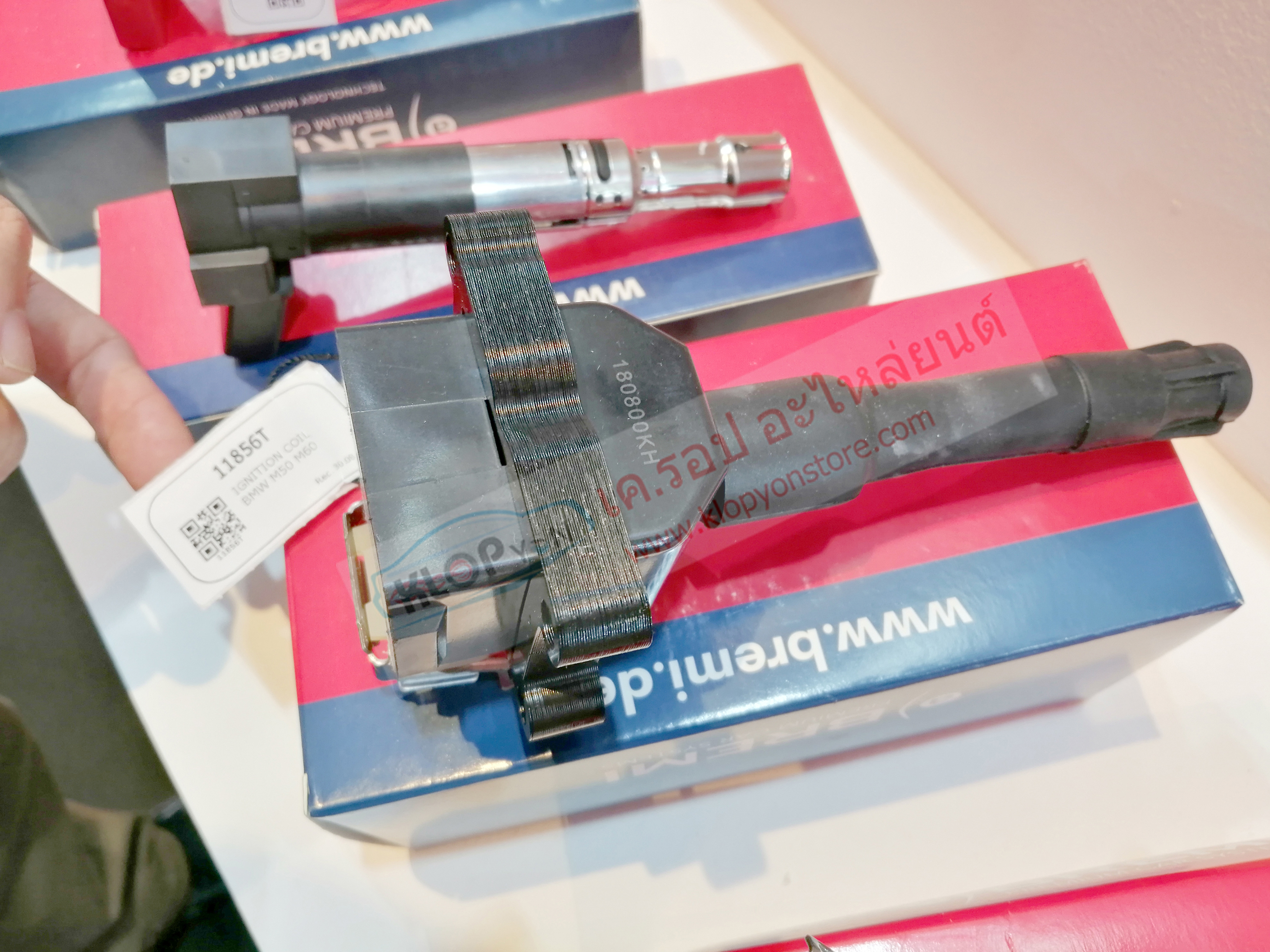 คอยล์จุดระเบิด Bremi (11856T) BMW M50 M60 6 สูบ (1คัน ใช้ 6ตัว)