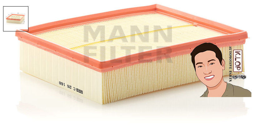 C26168 ไส้กรองอากาศ AUDI A4 (MANN-FILTER***งานพรีเมี่ยมแท้นำเข้ายุโรป)