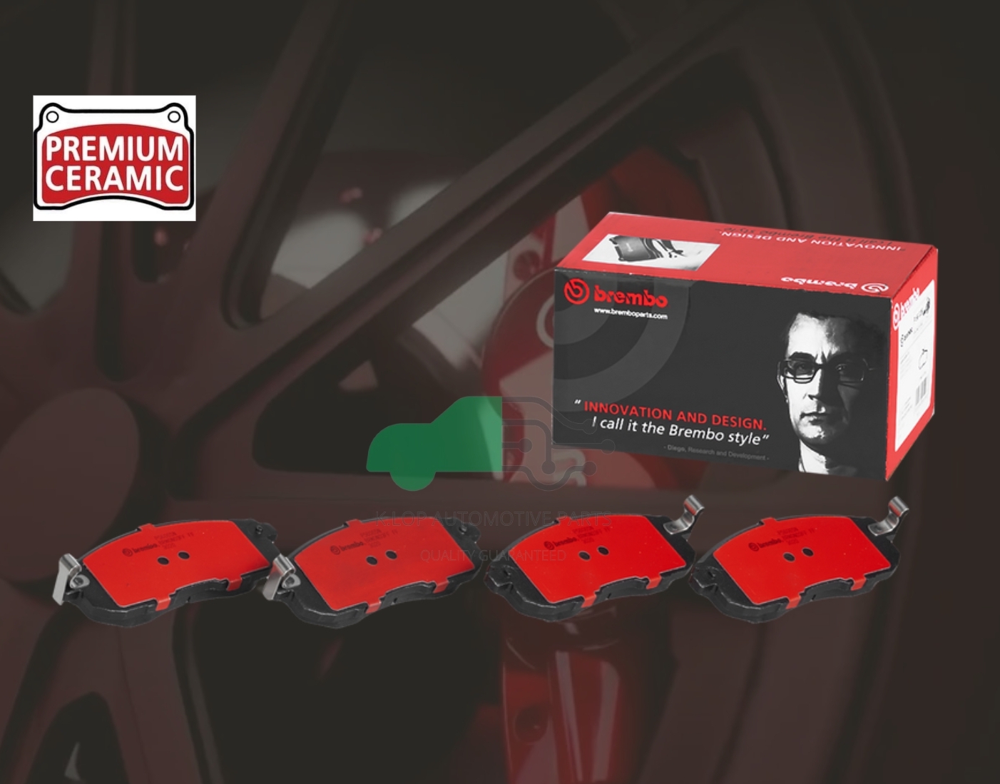 P56 065N ผ้าเบรกหน้า (แท้ BREMBO รุ่น Ceramic) TEANA J32 (2.0 2.5)