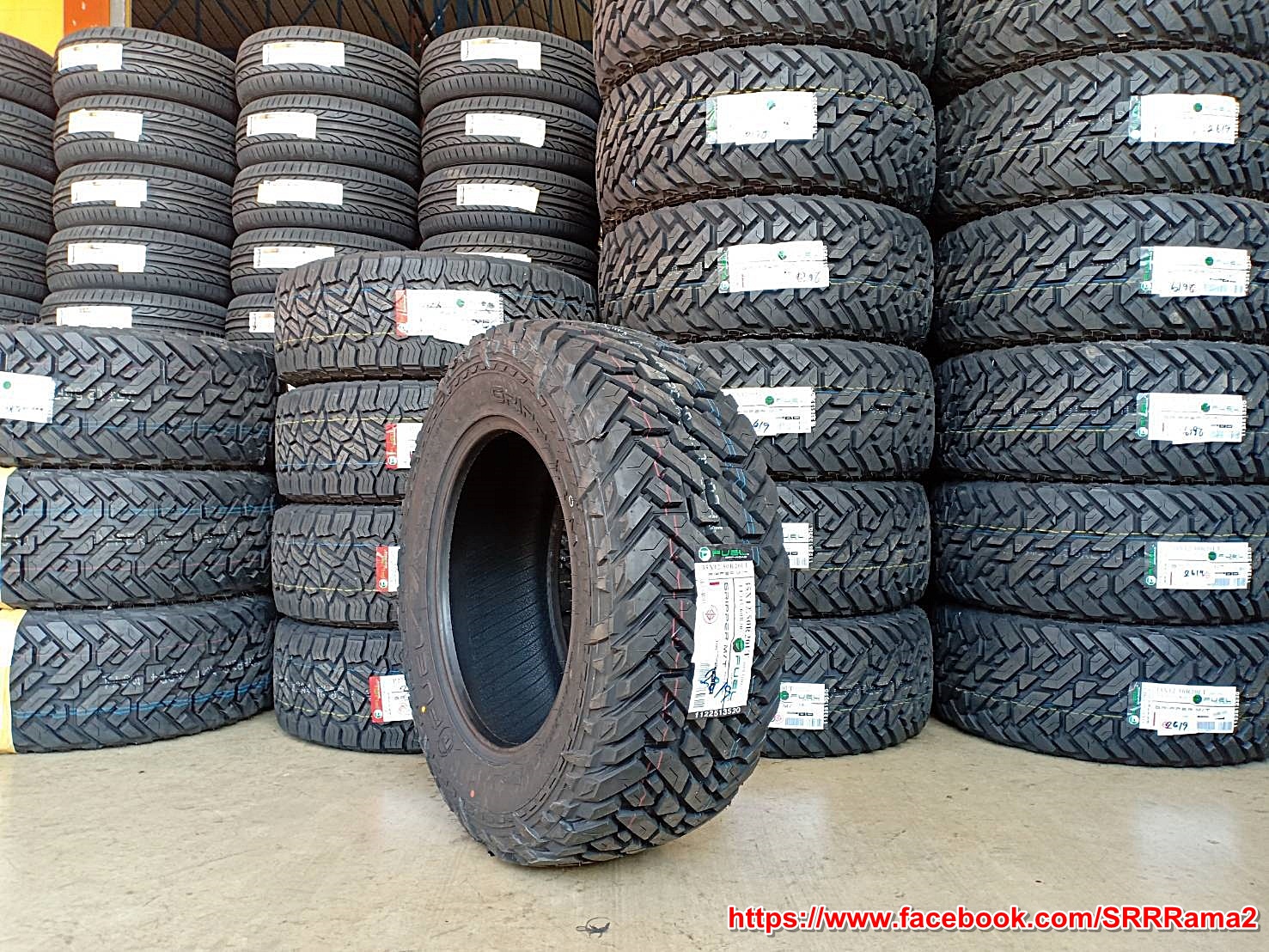 FUEL OFF-ROAD GRIPPER M/T 35x12.50R20 ยางใหม่ มัดเทอร์เรน