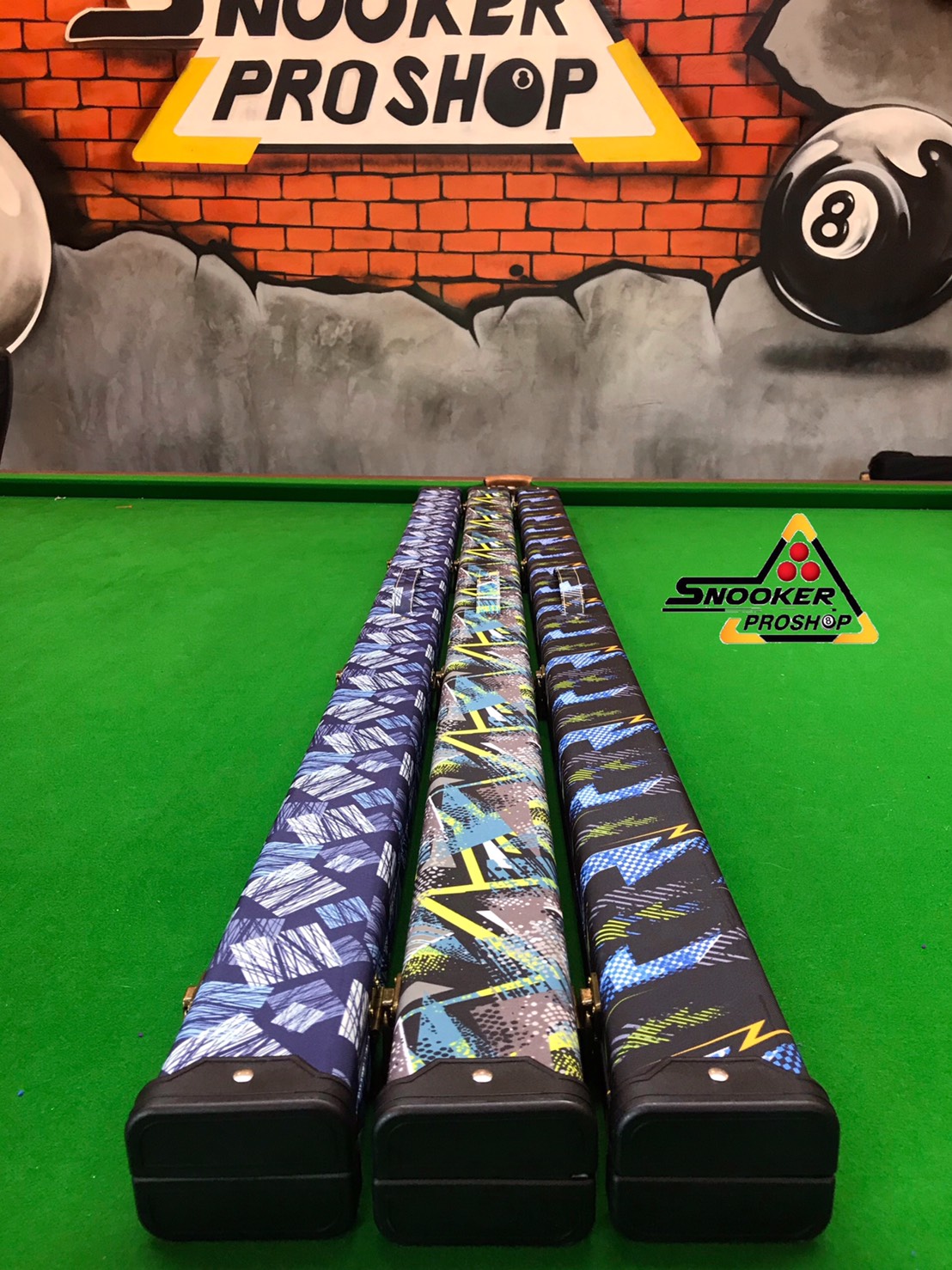 กล่องใส่ไม้คิว 2 ท่อน แบบไม้หุ้มผ้า PU