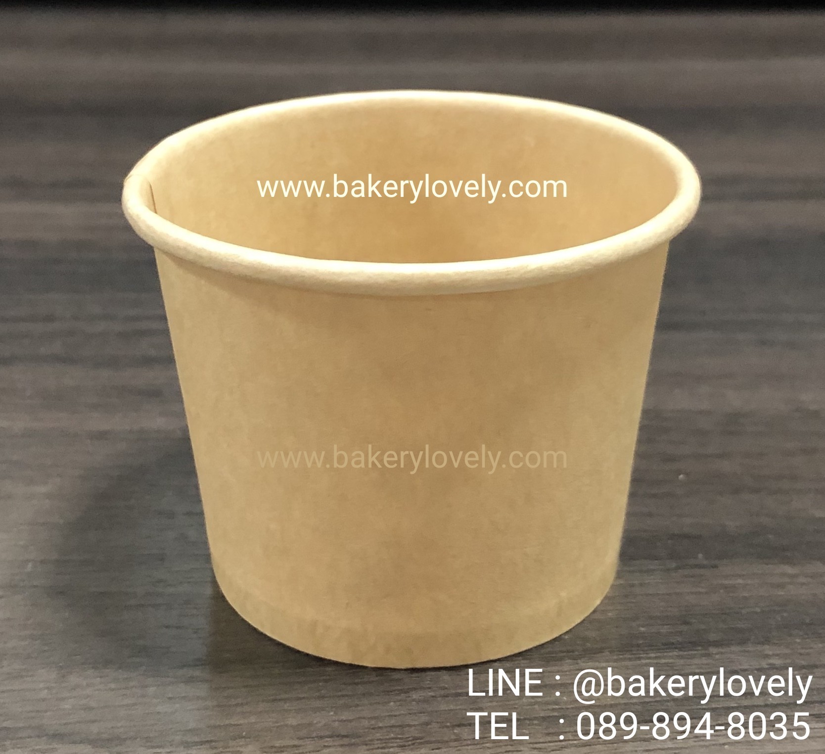 แก้วกระดาษ สีน้ำตาล 2 oz