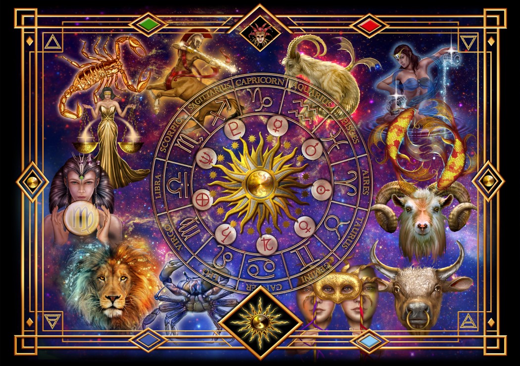 Bluebird Puzzle - Zodiac Montage 1000 pcs.