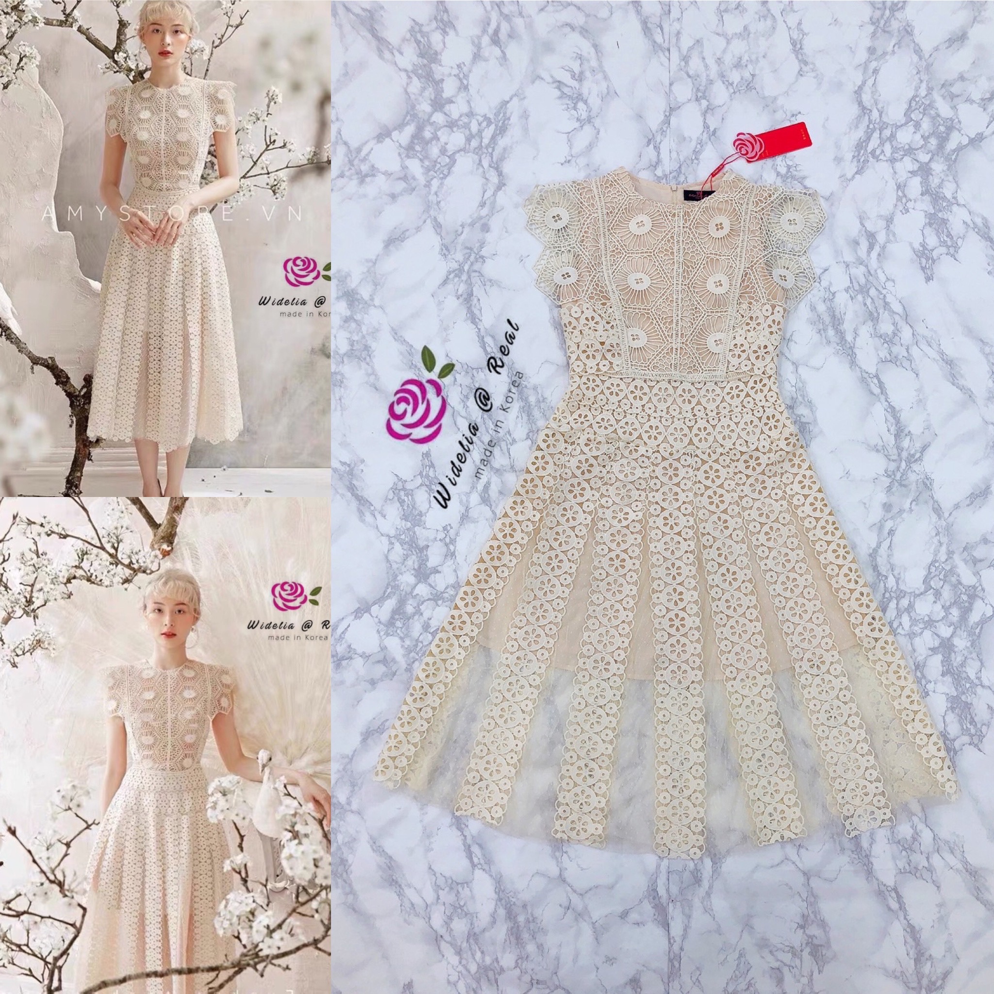 Marine Dress เดรสแขนกุดแสนสวย รุ่นนี้สวยหรูดูแพงมากแม่