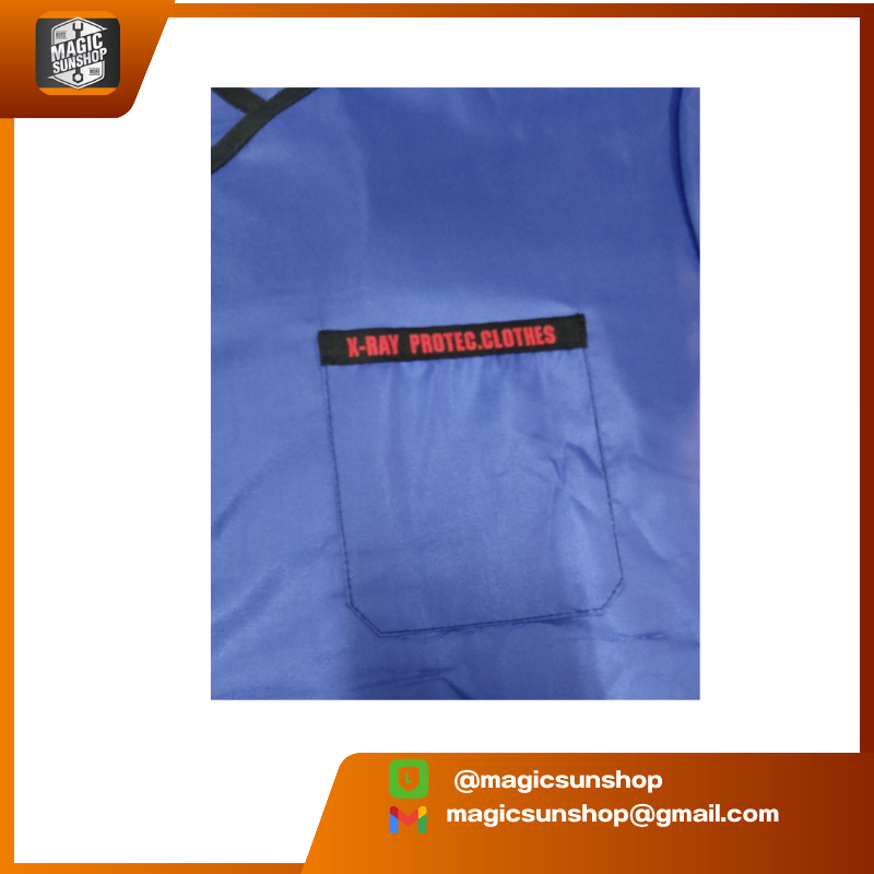 929928 X-Ray radiation protection apron lead equivalent 0.5, short-sleeve double-sided protective clothing