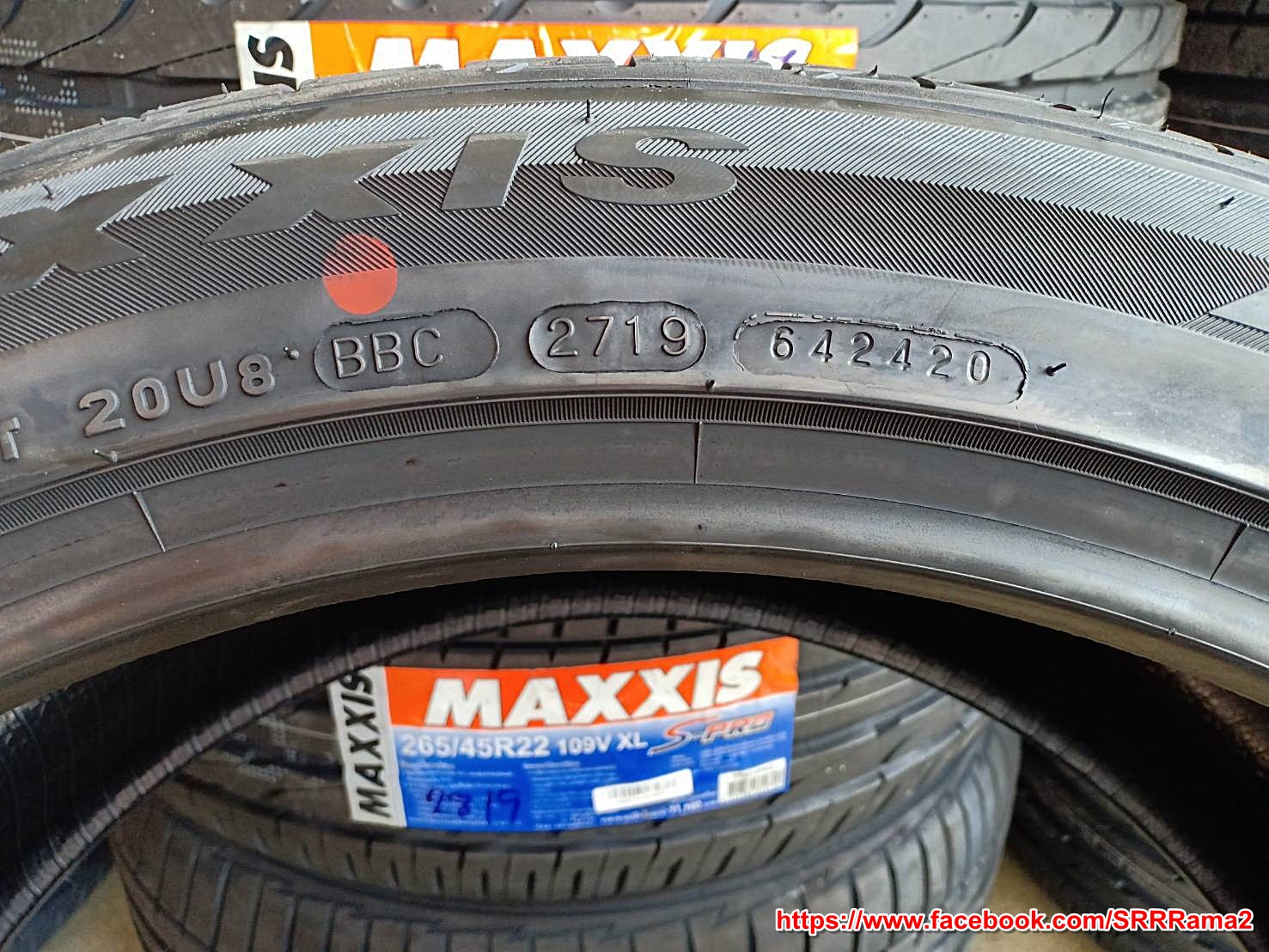 MAXXIS S-PRO 265/45R22 ยางใหม่ปี19 ราคาพิเศษ